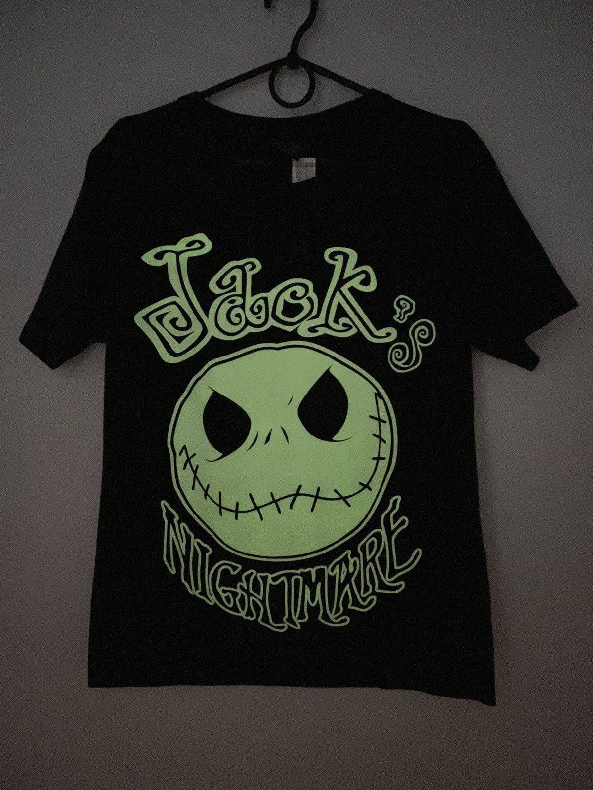 Disney × Vintage Vintage Jack Nightmare Before Christmas Neon Print T-SHIRT Size US M / EU 48-50 / 2 - 10 Thumbnail