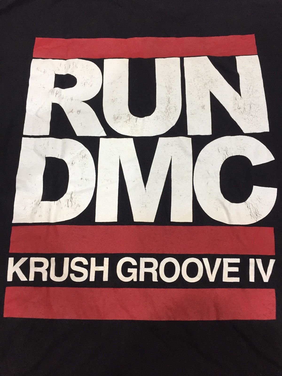 Rap Tees Krush Groove IV movie RUN DMC & The Fat Boys RapTees Hanes Size US L / EU 52-54 / 3 - 4 Thumbnail