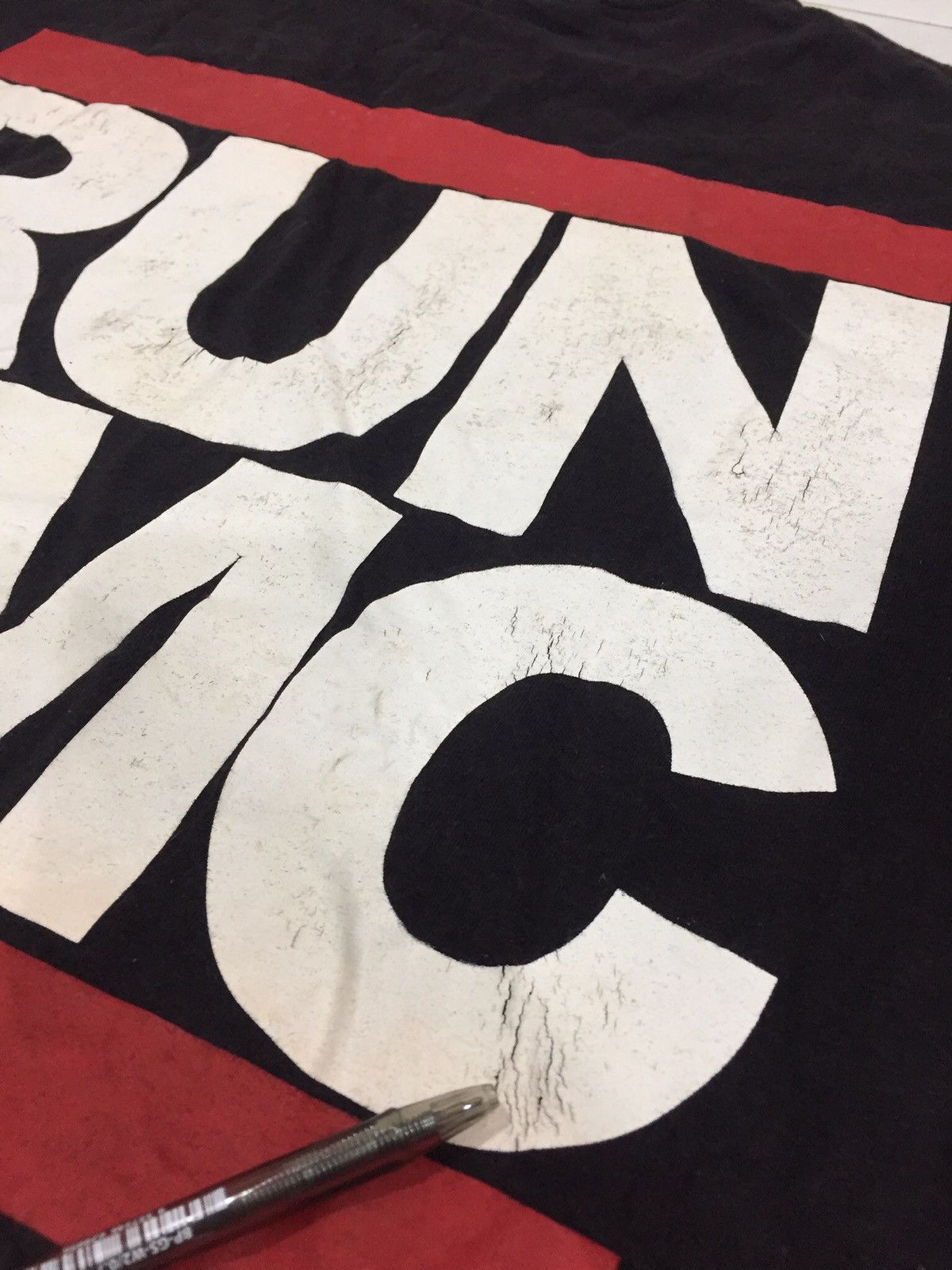 Rap Tees Krush Groove IV movie RUN DMC & The Fat Boys RapTees Hanes Size US L / EU 52-54 / 3 - 5 Thumbnail