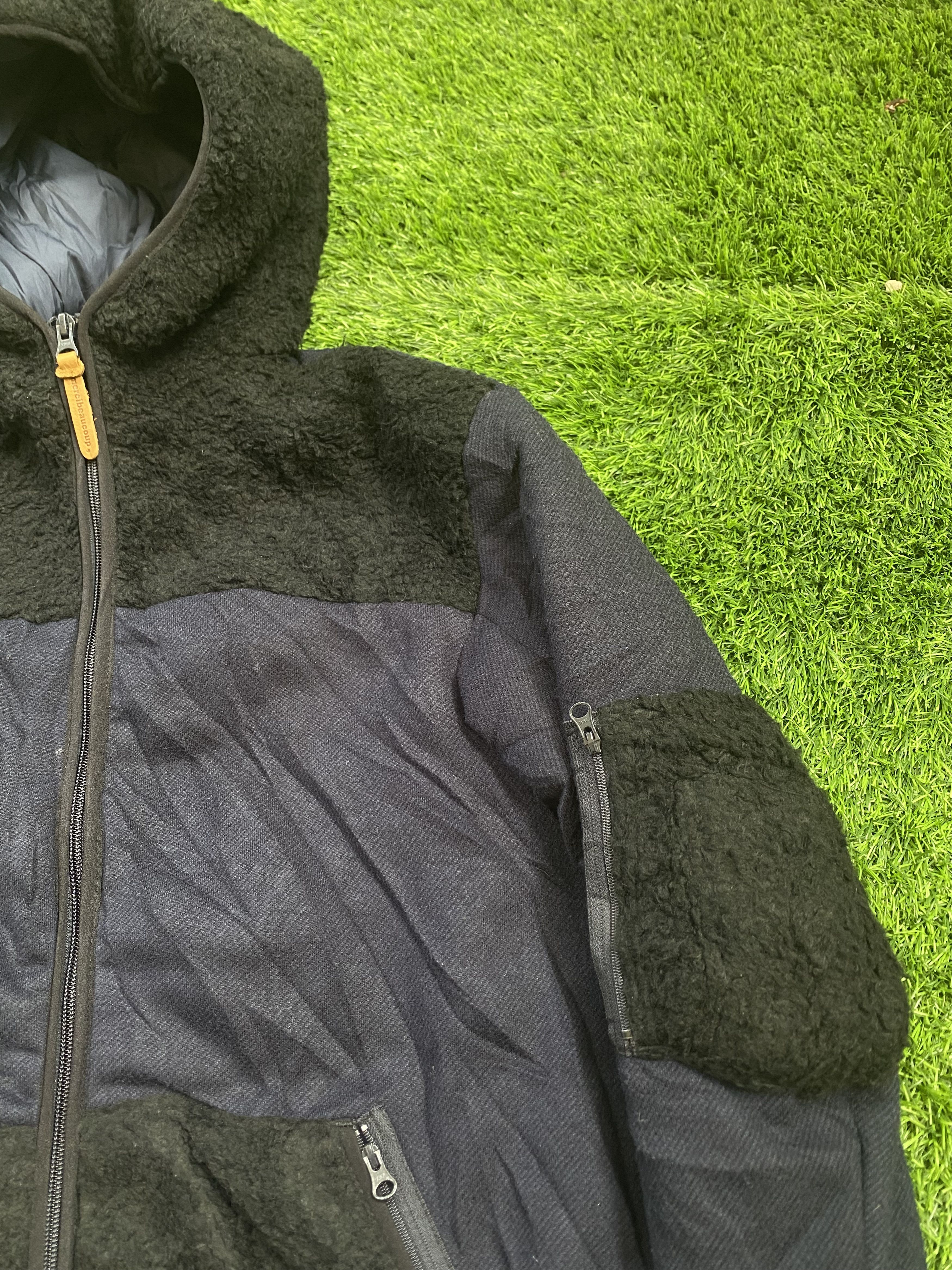 mercibeaucoup Mercibeaucoup Hybrid Fleece Hoodie Two Tone Jacket Size US S / EU 44-46 / 1 - 2 Thumbnail