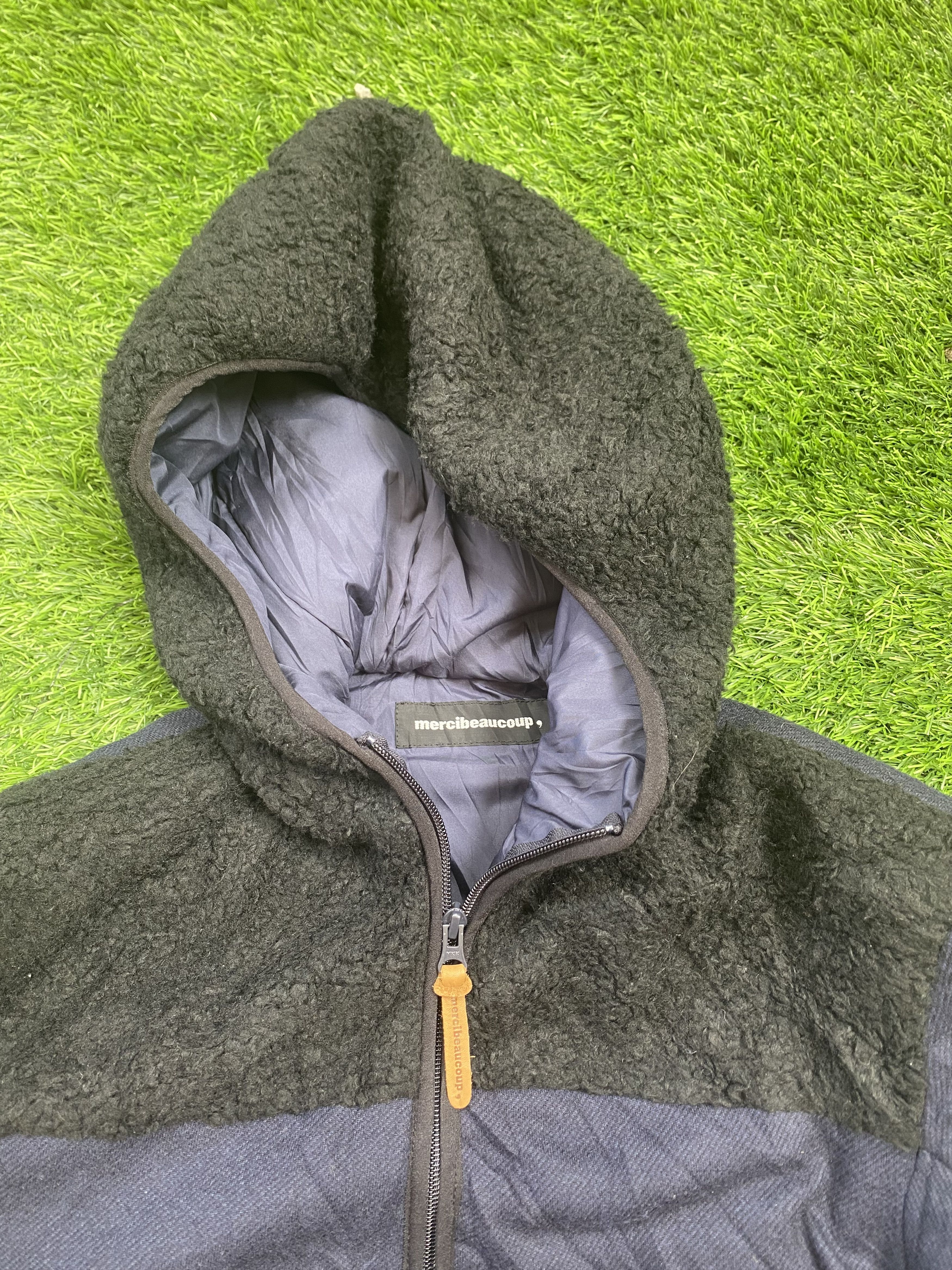 mercibeaucoup Mercibeaucoup Hybrid Fleece Hoodie Two Tone Jacket Size US S / EU 44-46 / 1 - 4 Thumbnail