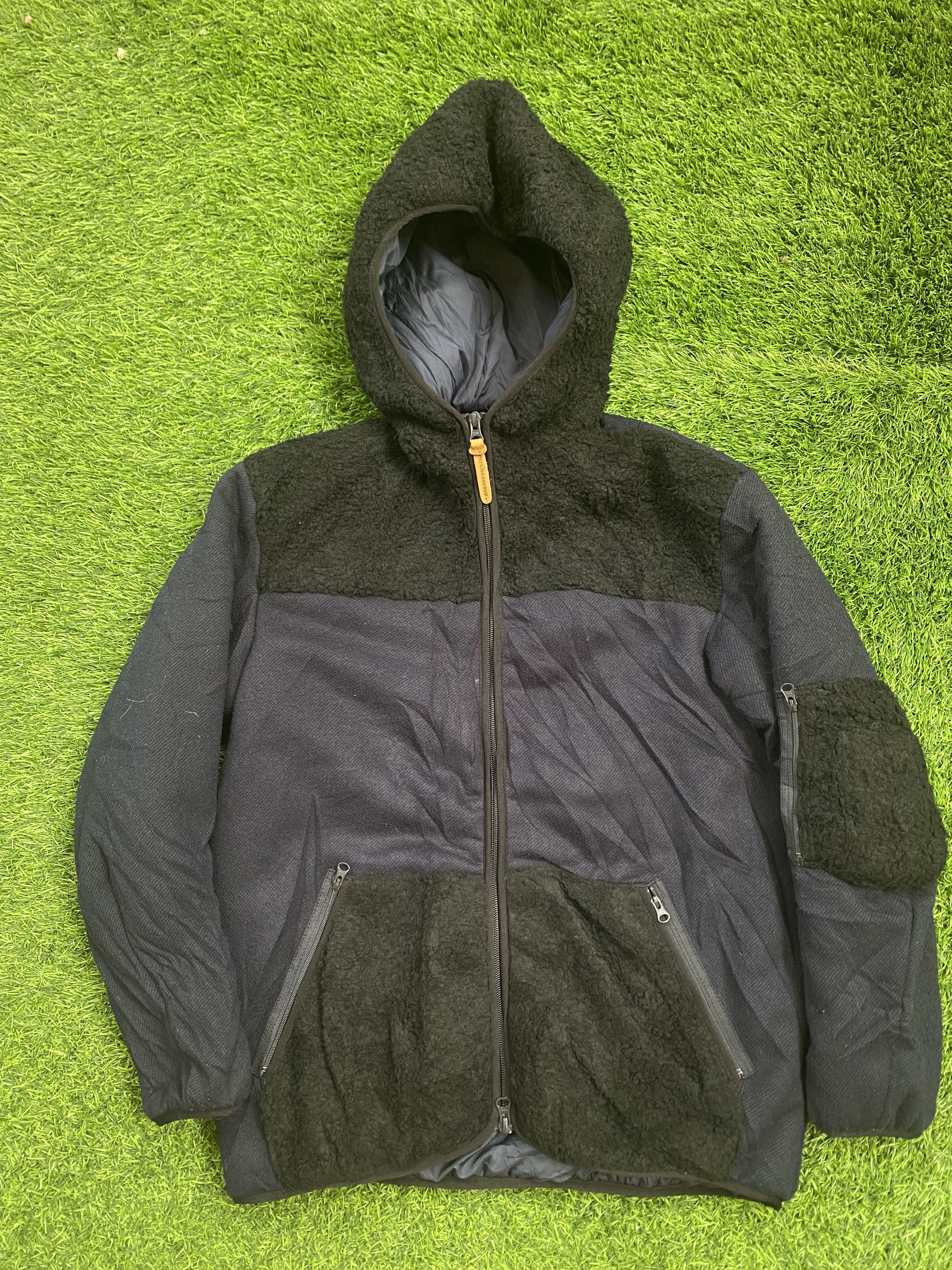 mercibeaucoup Mercibeaucoup Hybrid Fleece Hoodie Two Tone Jacket Size US S / EU 44-46 / 1 - 1 Thumbnail
