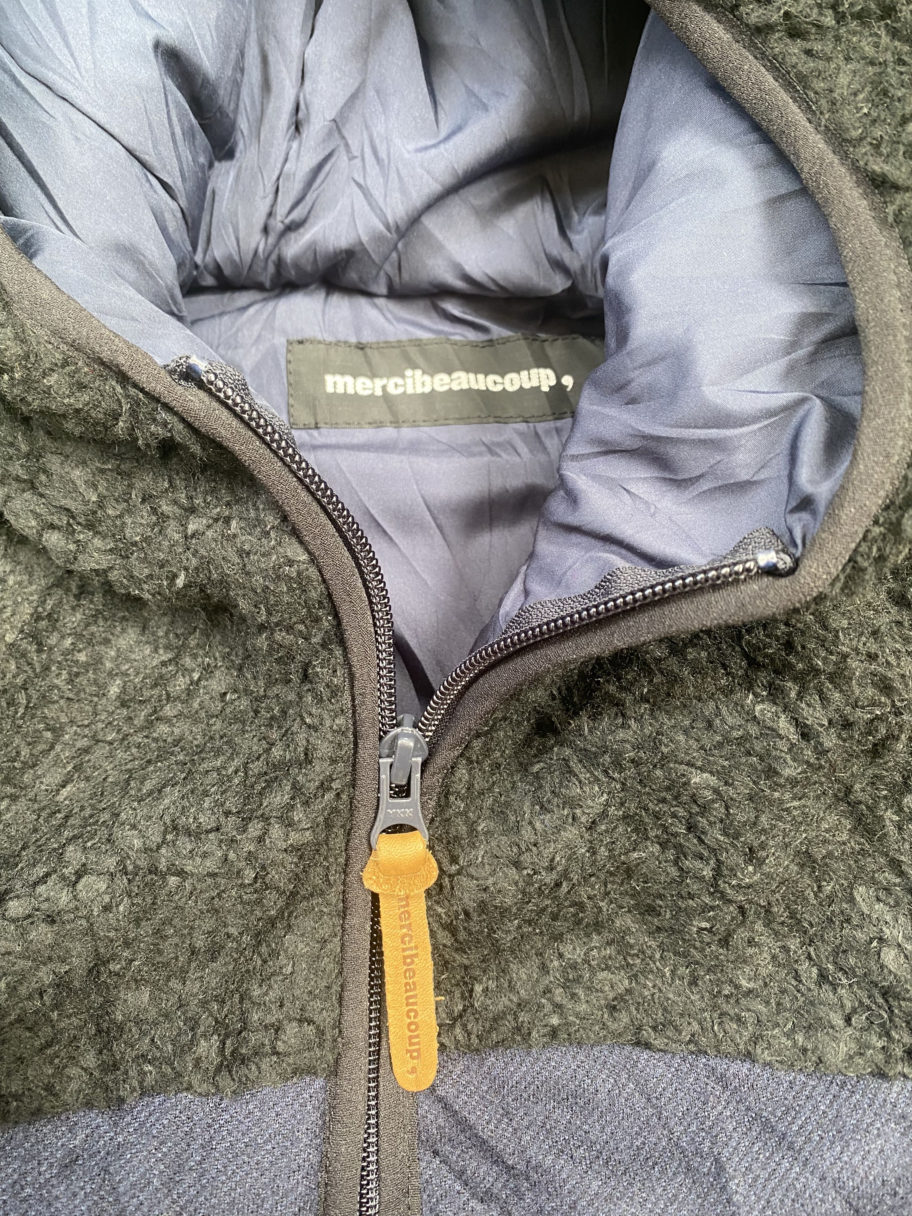 mercibeaucoup Mercibeaucoup Hybrid Fleece Hoodie Two Tone Jacket Size US S / EU 44-46 / 1 - 3 Thumbnail