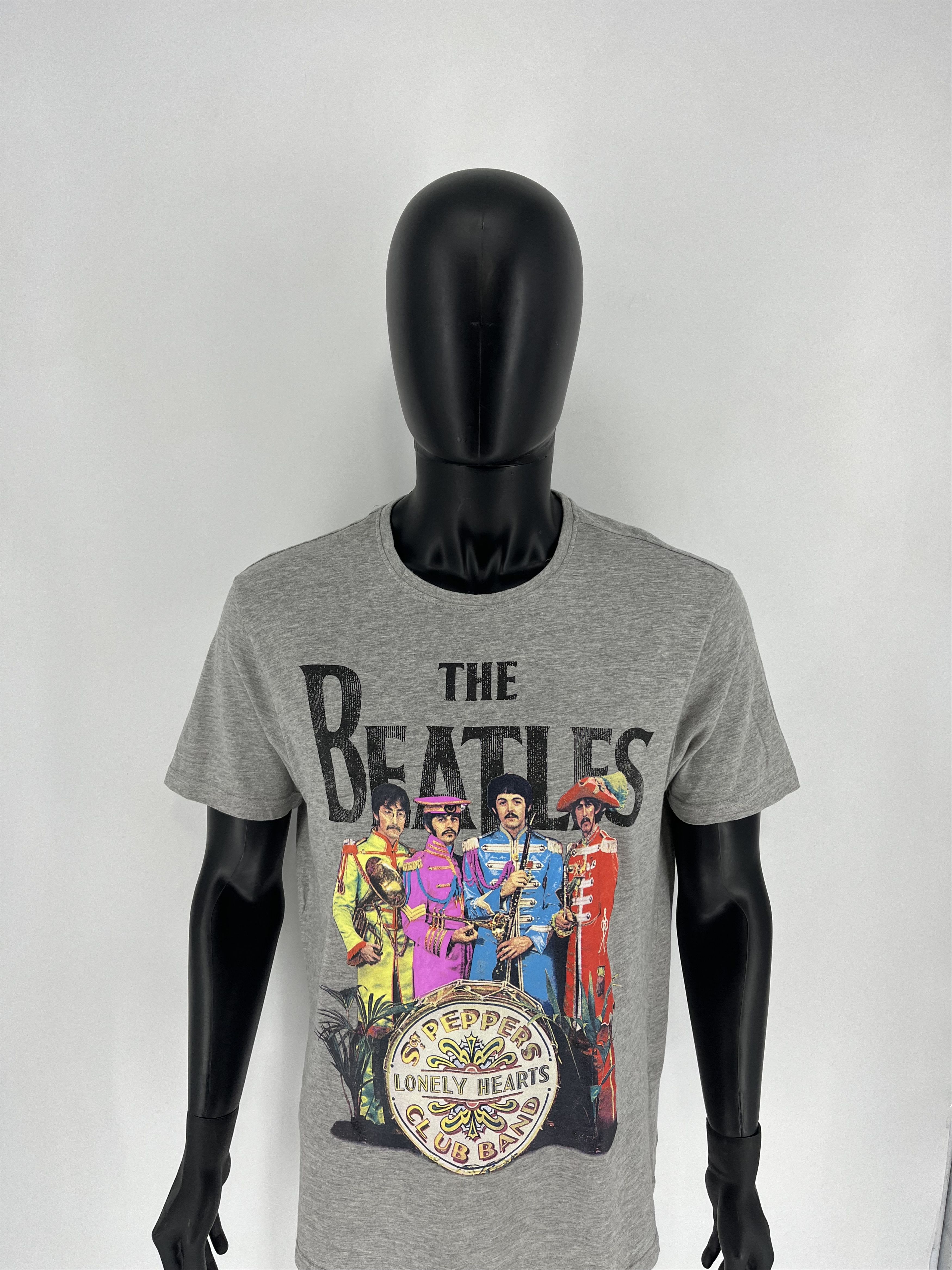 Band Tees × Vintage Vintage Y2K The Beatles Submarine Thrashed Rock Streetwear Size US L / EU 52-54 / 3 - 5 Thumbnail