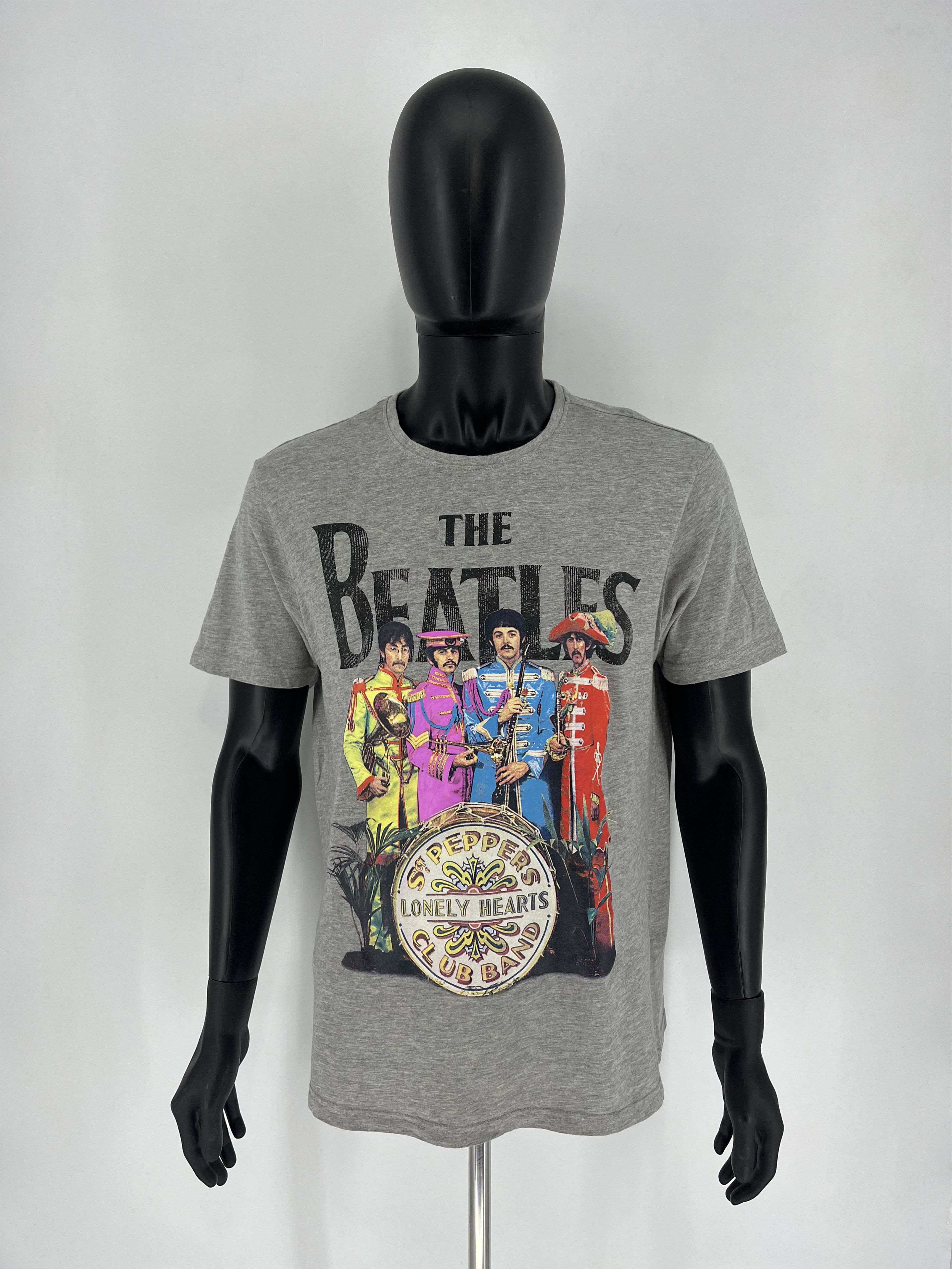 Band Tees × Vintage Vintage Y2K The Beatles Submarine Thrashed Rock Streetwear Size US L / EU 52-54 / 3 - 2 Thumbnail
