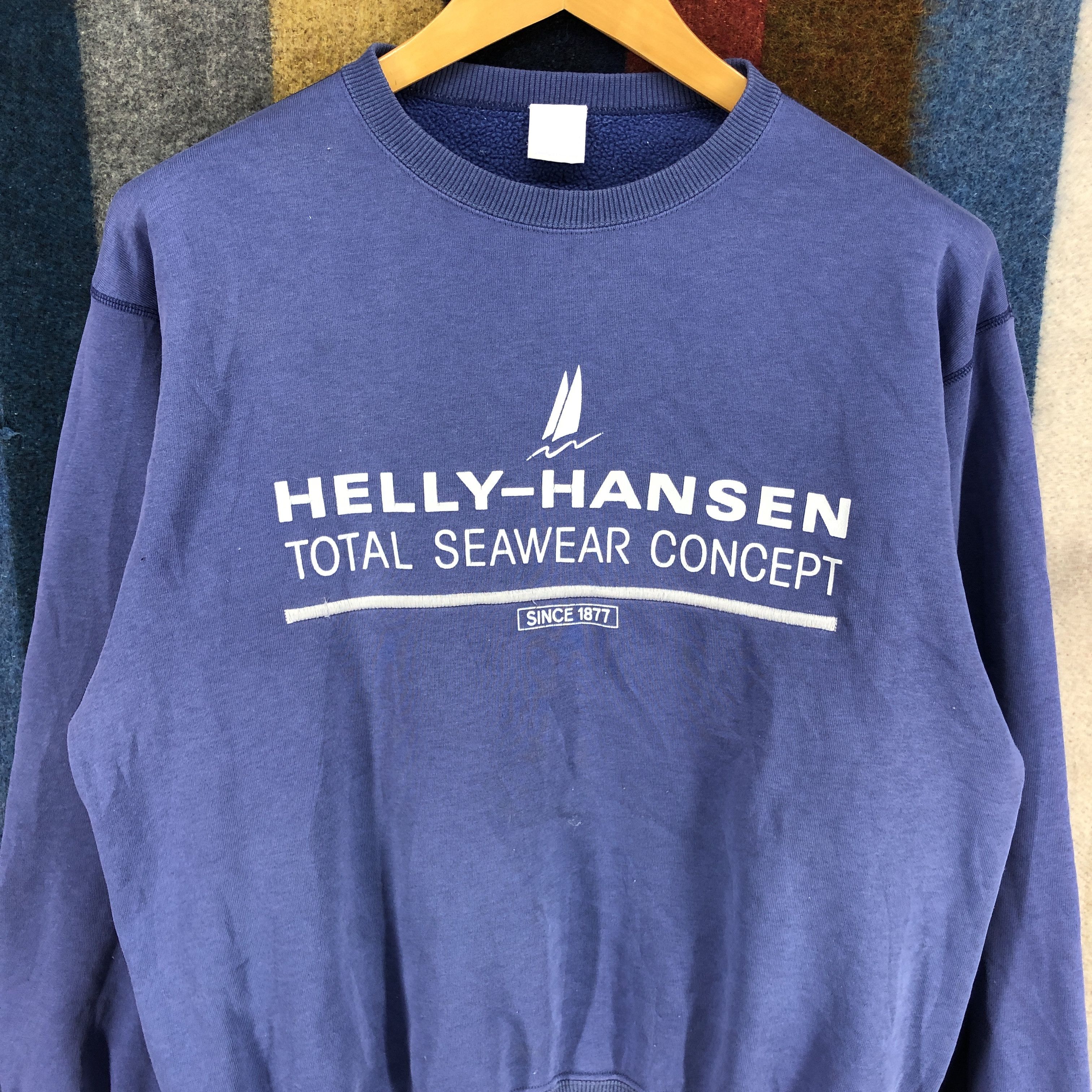 Helly Hansen Vintage HELLY HANSEN Seawear Crew Neck Sweatshirt #0514/V Size US M / EU 48-50 / 2 - 2 Thumbnail