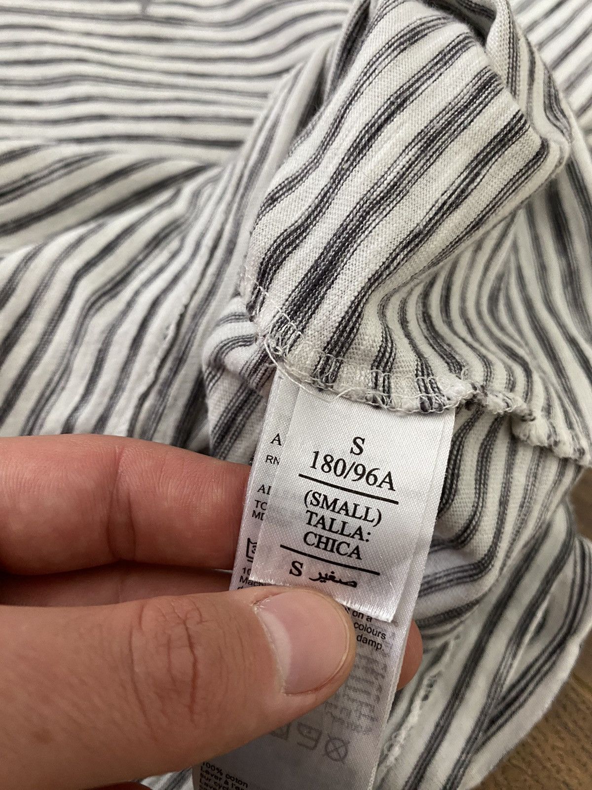 Allsaints × Grailed All Saints Tonic San Stripped T-shirt Size US S / EU 44-46 / 1 - 7 Thumbnail