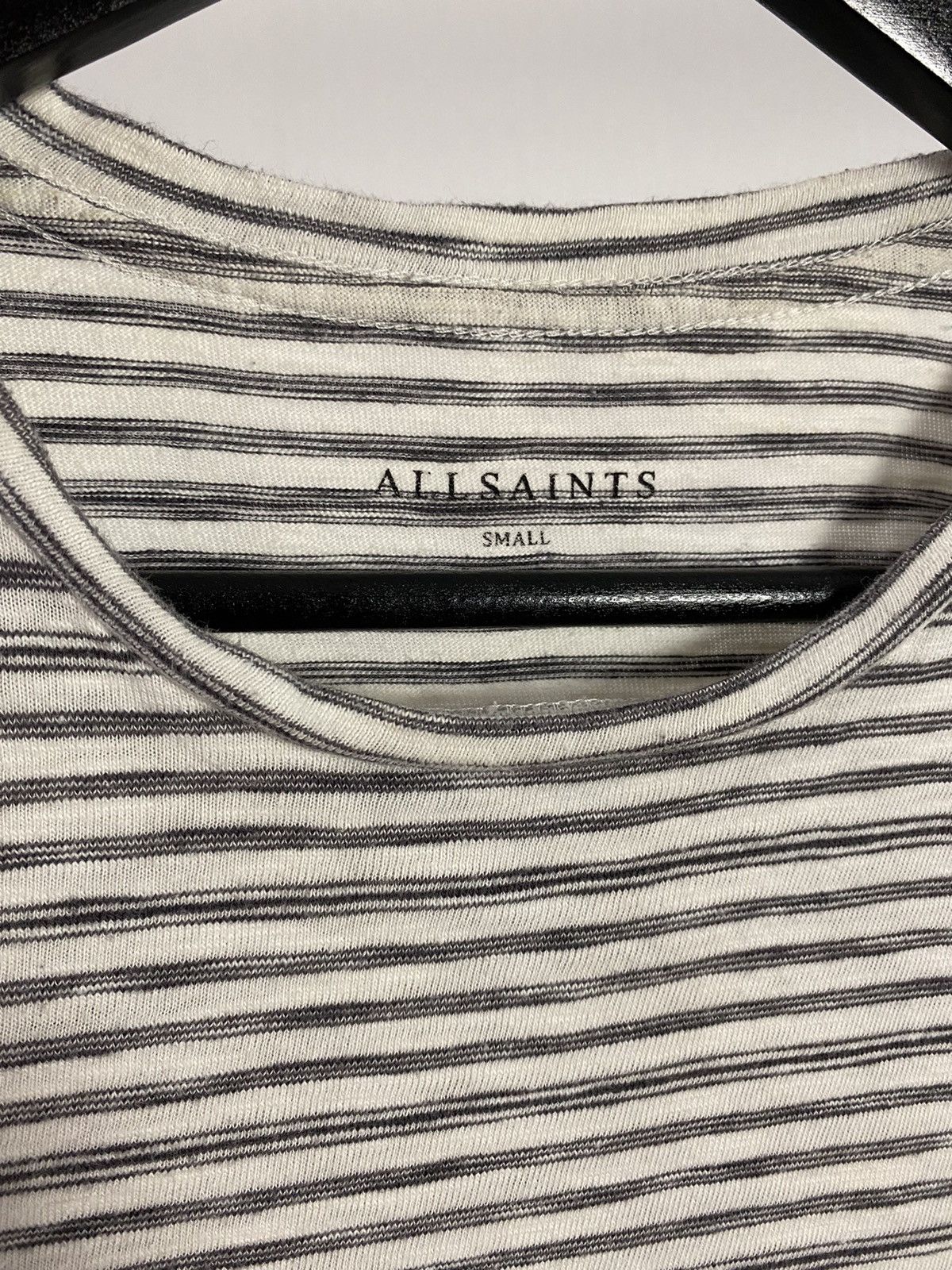 Allsaints × Grailed All Saints Tonic San Stripped T-shirt Size US S / EU 44-46 / 1 - 4 Thumbnail