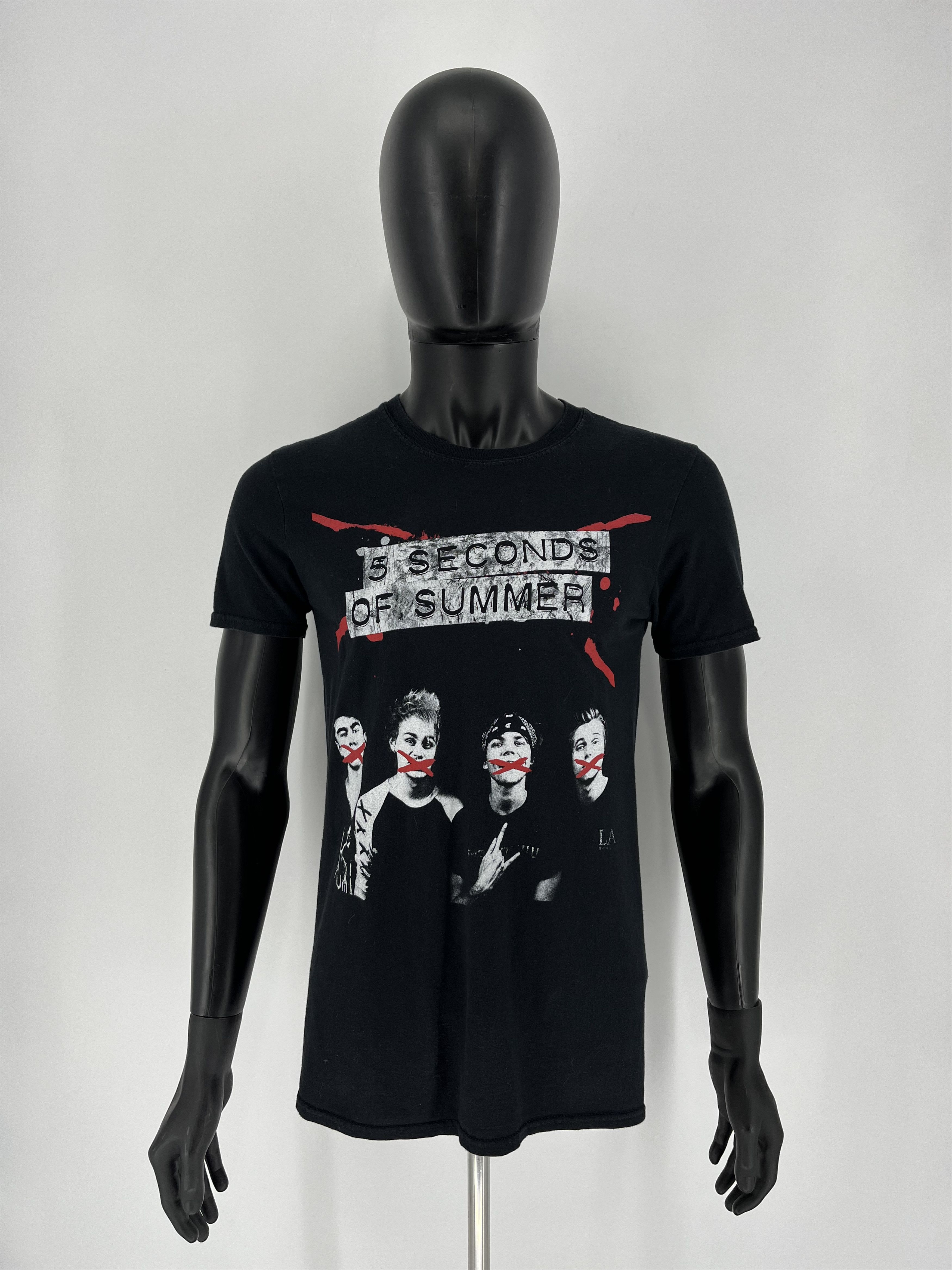 Band Tees 2015 5 Second Of Summer Tour T-Shirt Size US M / EU 48-50 / 2 - 2 Thumbnail