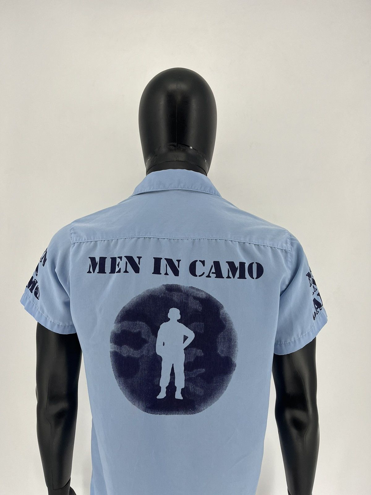 Vintage Vintage Y2k Crazy Shirt "men in camo" Kanye West Style Size US S / EU 44-46 / 1 - 8 Thumbnail