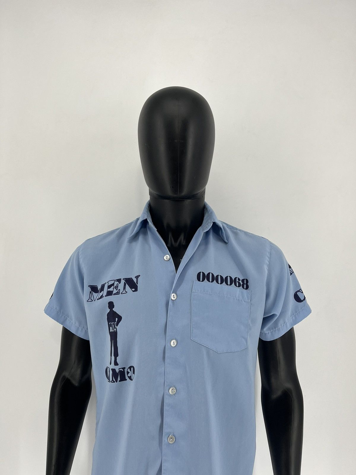 Vintage Vintage Y2k Crazy Shirt "men in camo" Kanye West Style Size US S / EU 44-46 / 1 - 1 Thumbnail