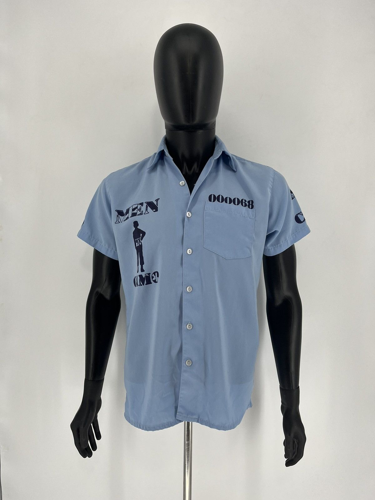 Vintage Vintage Y2k Crazy Shirt "men in camo" Kanye West Style Size US S / EU 44-46 / 1 - 2 Thumbnail