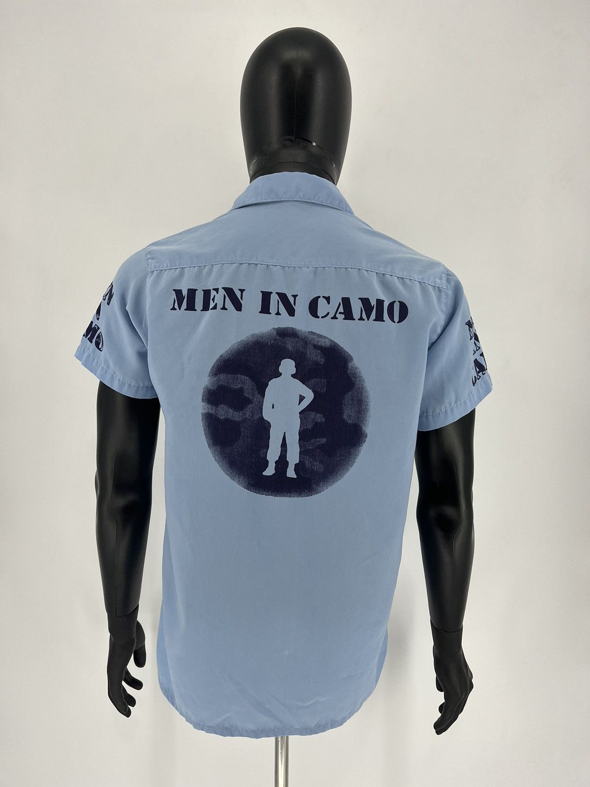 Vintage Vintage Y2k Crazy Shirt "men in camo" Kanye West Style Size US S / EU 44-46 / 1 - 7 Thumbnail