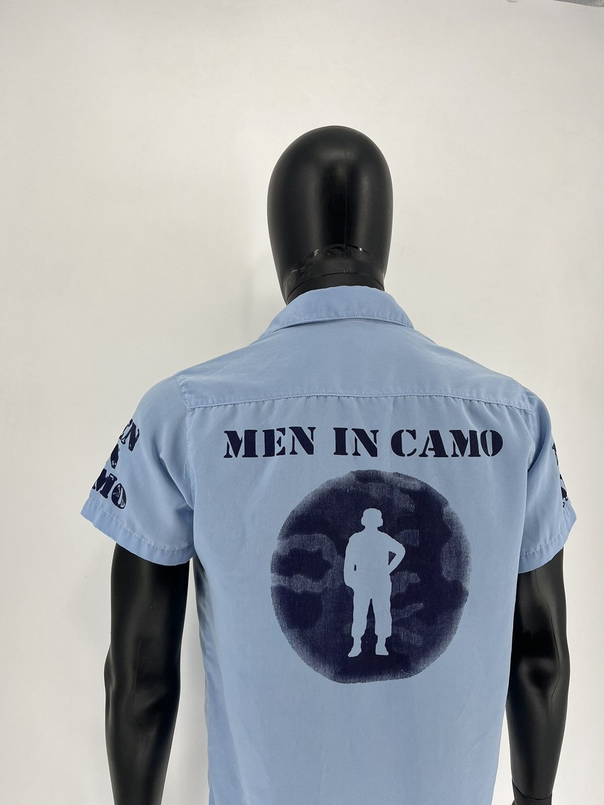 Vintage Vintage Y2k Crazy Shirt "men in camo" Kanye West Style Size US S / EU 44-46 / 1 - 9 Thumbnail