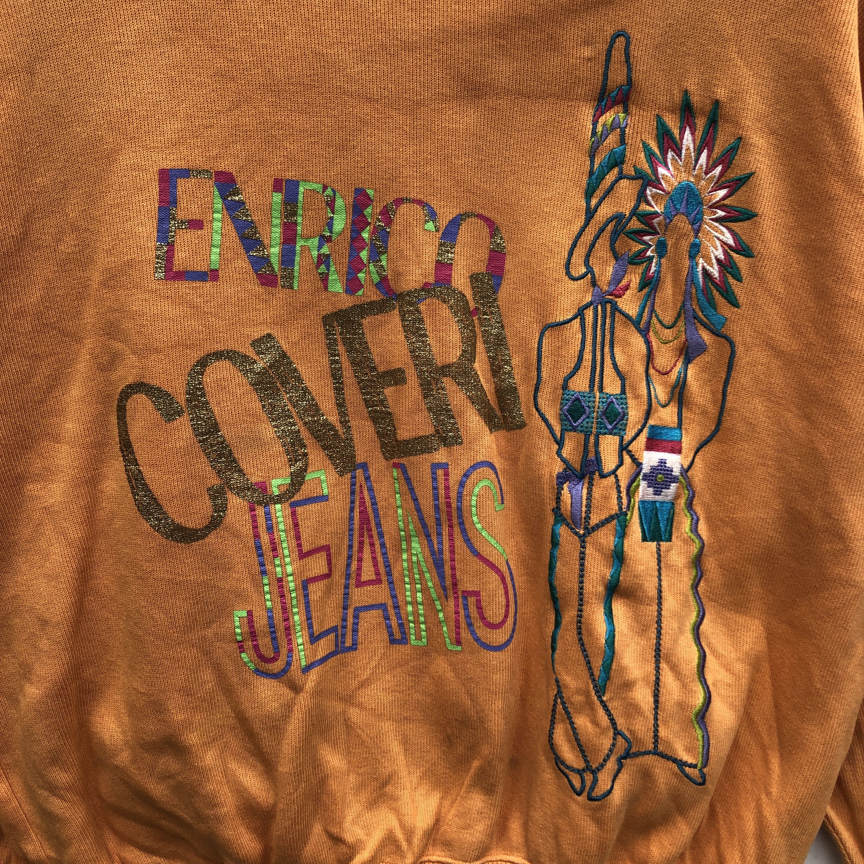 Enrico Coveri ENRICO COVERI Crew Neck Sweatshirt #0718-21 Size US L / EU 52-54 / 3 - 3 Thumbnail