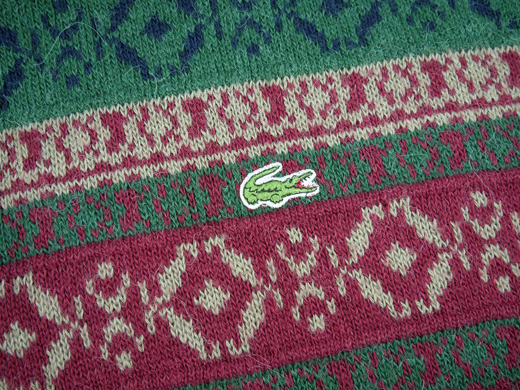 Lacoste Lacoste vintage sweater Size US XL / EU 56 / 4 - 3 Thumbnail