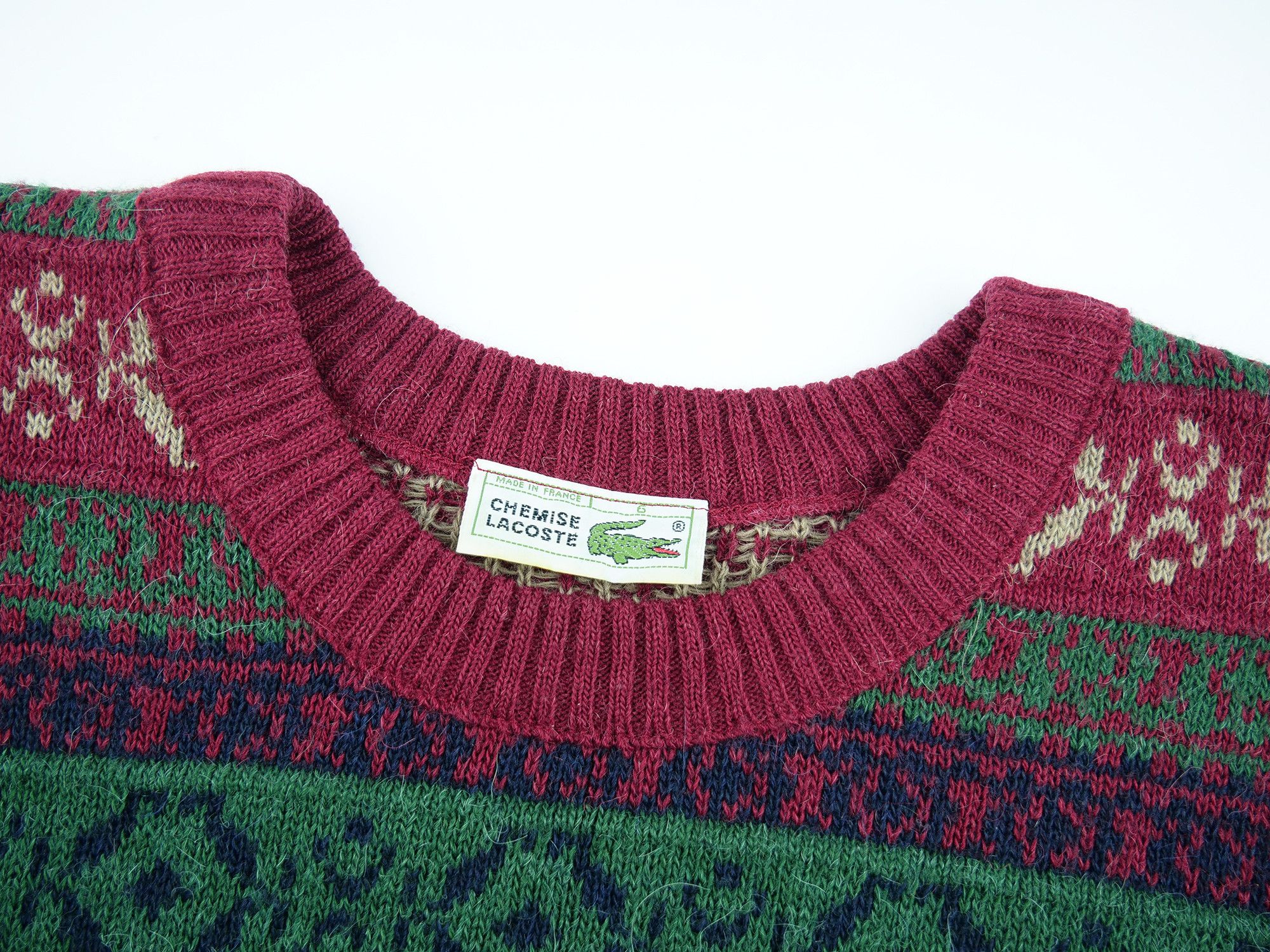 Lacoste Lacoste vintage sweater Size US XL / EU 56 / 4 - 2 Thumbnail