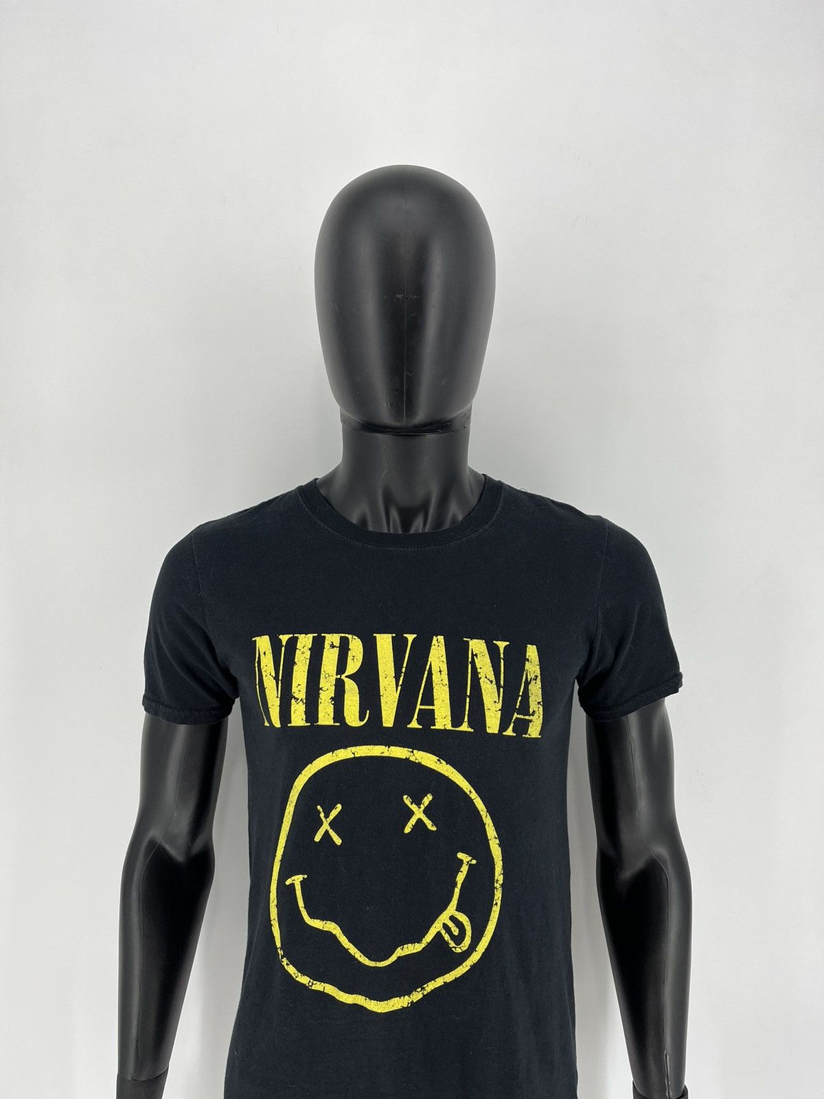 Band Tees Vintage Y2K Nirvana Smile Print Size US S / EU 44-46 / 1 - 1 Thumbnail