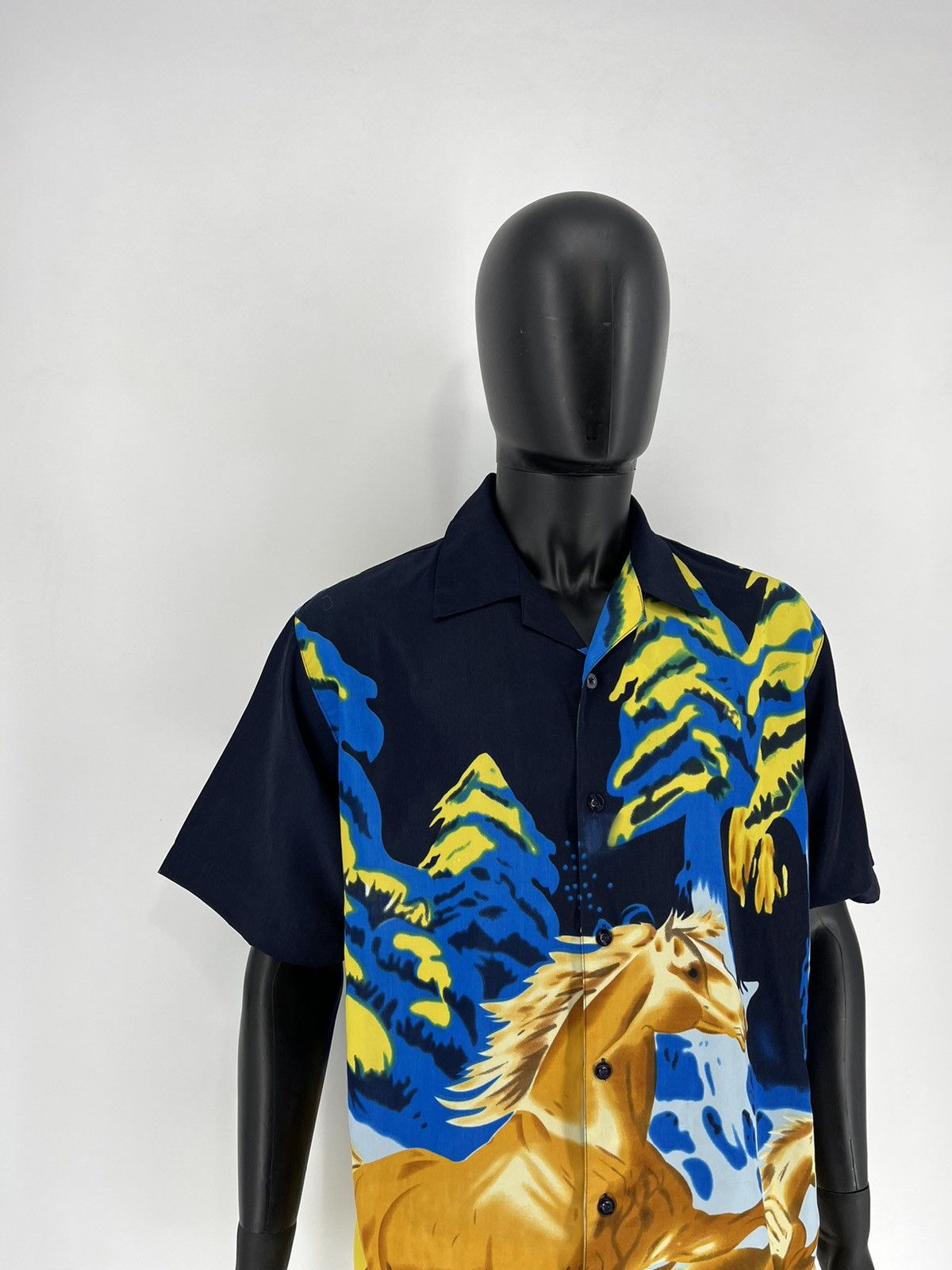 Other Vintage Y2K 80's Hawaiian Horse Shirt XLarge Size US XL / EU 56 / 4 - 5 Thumbnail