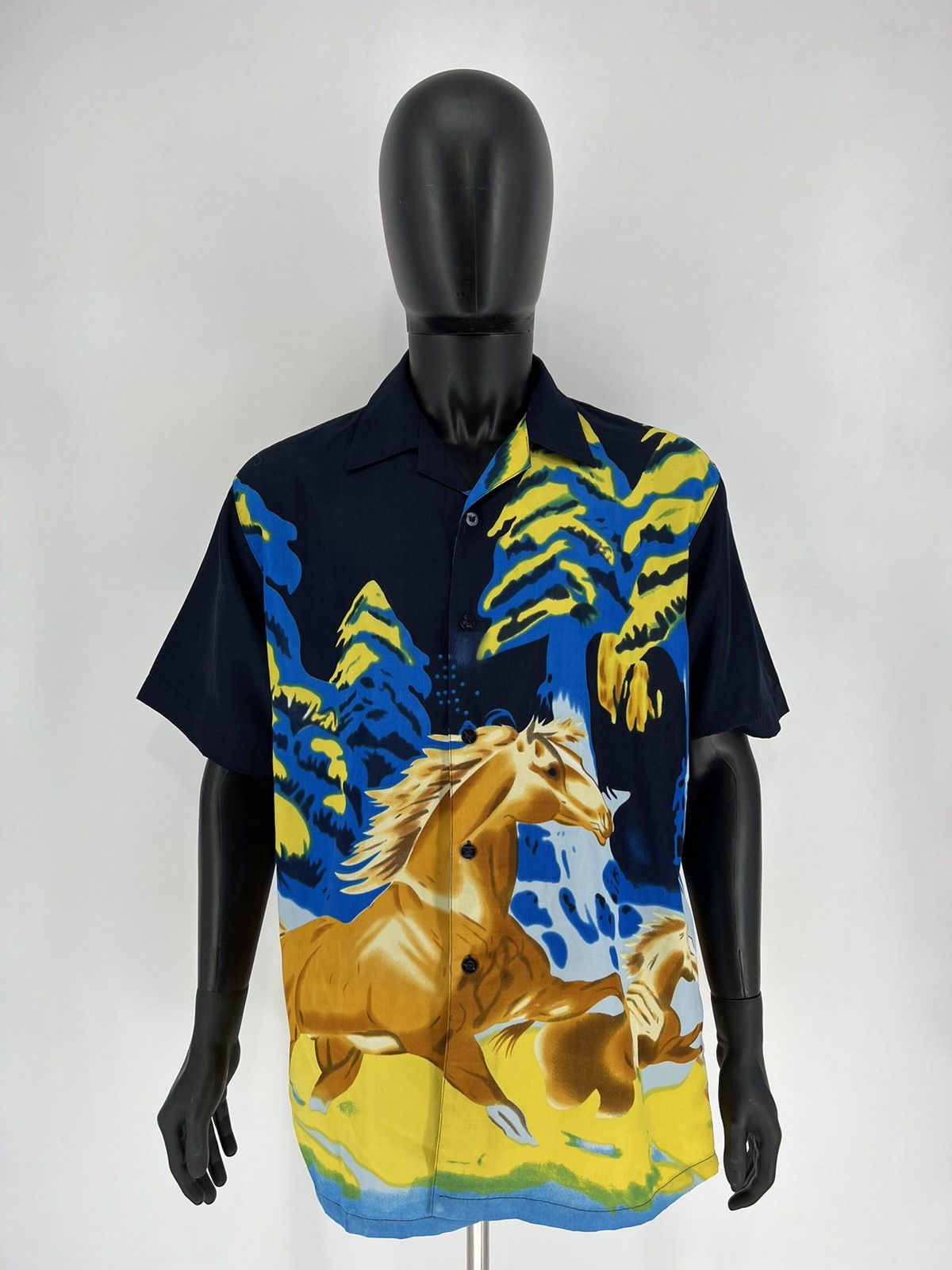 Other Vintage Y2K 80's Hawaiian Horse Shirt XLarge Size US XL / EU 56 / 4 - 2 Thumbnail