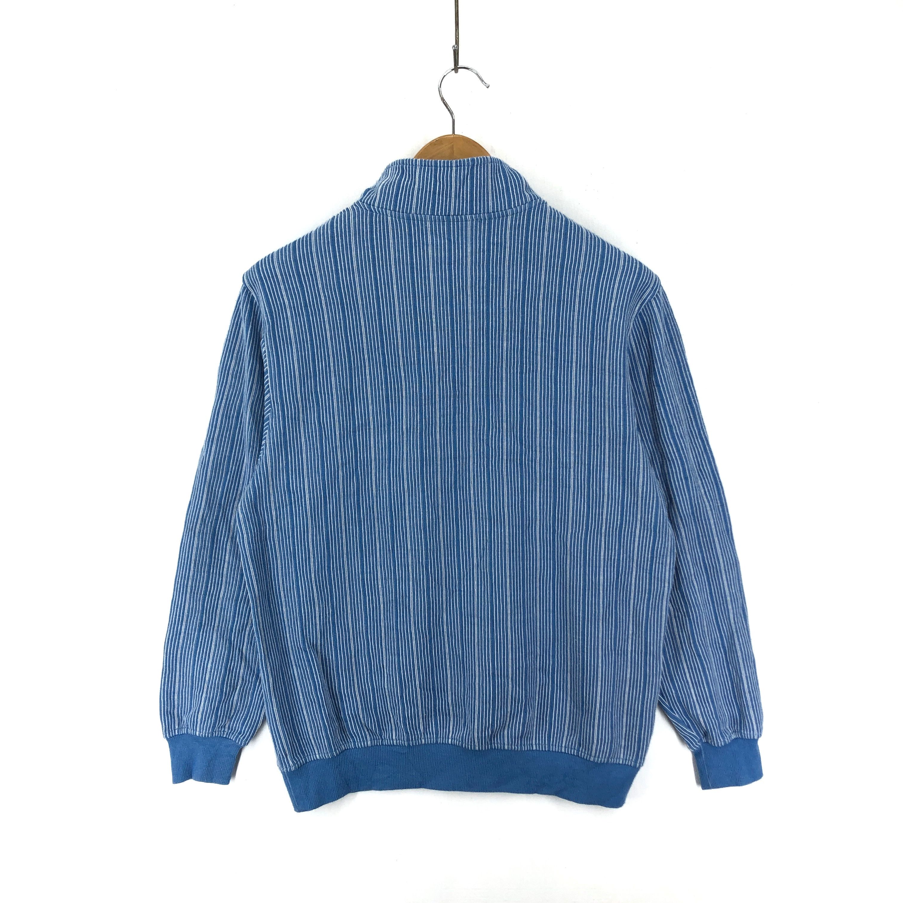 Dunlop DUNLOP Stripe Turtle Neck Sweatshirt #1810-67 Size US M / EU 48-50 / 2 - 4 Thumbnail