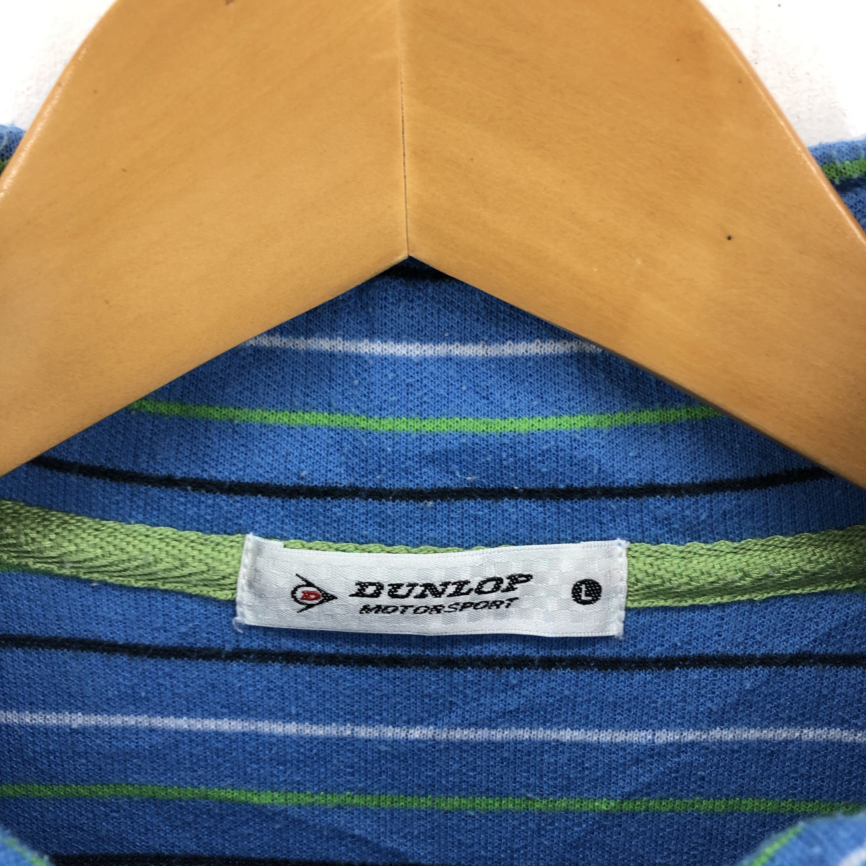 Dunlop DUNLOP Stripe Turtle Neck Sweatshirt #1810-67 Size US M / EU 48-50 / 2 - 3 Thumbnail