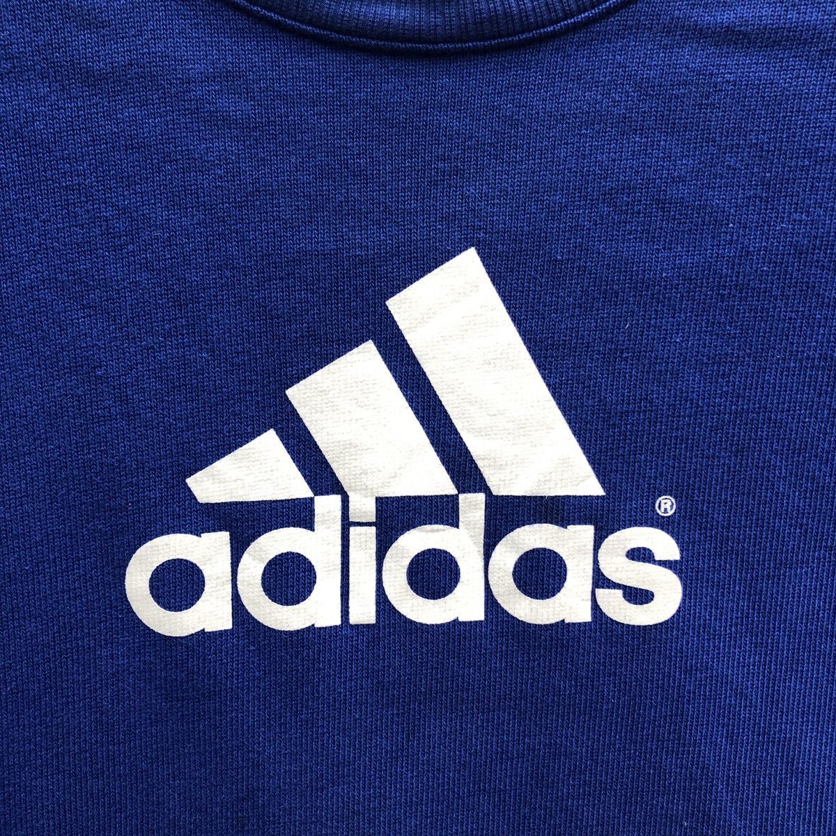 Adidas Vintage ADIDAS THREE STRIPE Crew Neck Sweatshirt #0730-22 Size US L / EU 52-54 / 3 - 3 Thumbnail