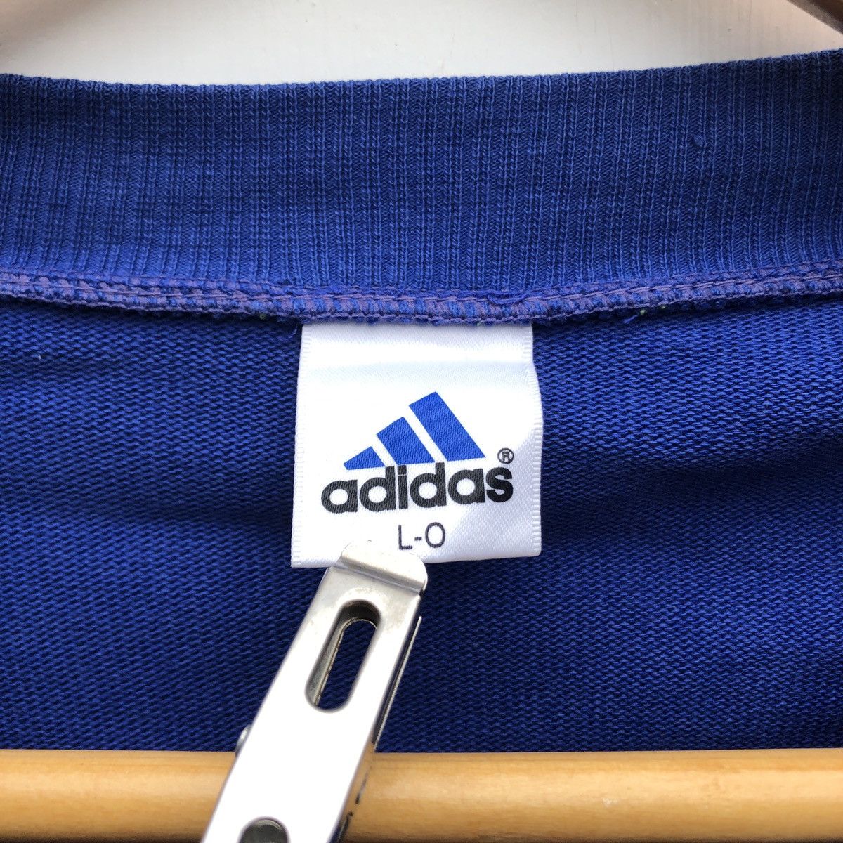 Adidas Vintage ADIDAS THREE STRIPE Crew Neck Sweatshirt #0730-22 Size US L / EU 52-54 / 3 - 5 Thumbnail