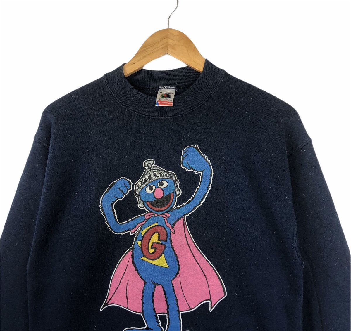 Cartoon Network × Vintage Vintage 90s Sesame Street Super Glover/Jim Henson Size US M / EU 48-50 / 2 - 2 Thumbnail