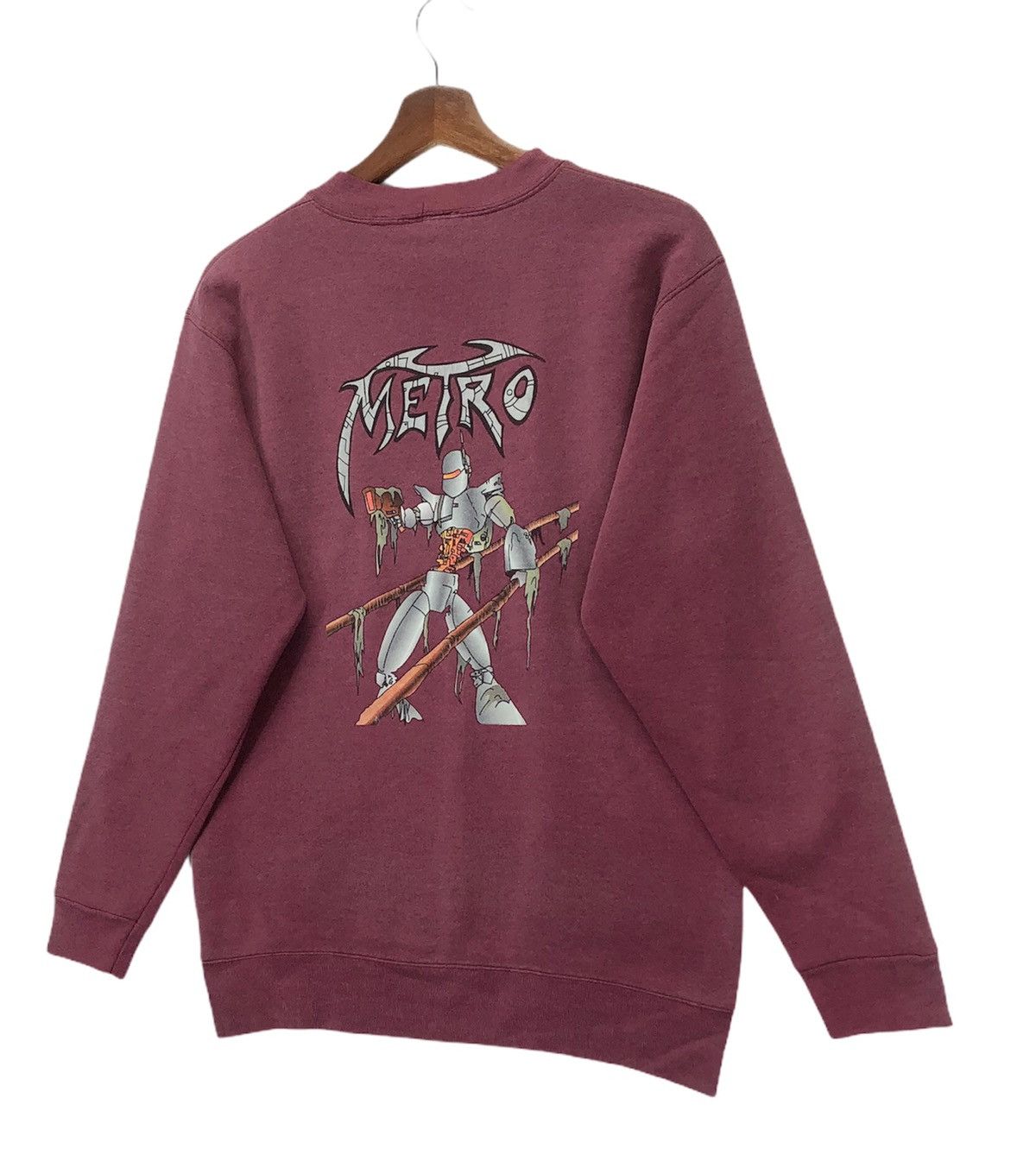 Anime × Vintage Vintage 80s Metro Robocop Cartoon Anime Size US M / EU 48-50 / 2 - 2 Thumbnail