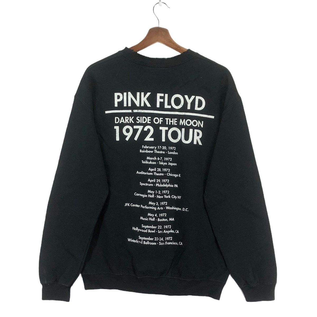 Band Tees × Pink Floyd × Vintage Vintage Pink Floyd Rock Band Distressed Crewneck Size US M / EU 48-50 / 2 - 9 Thumbnail