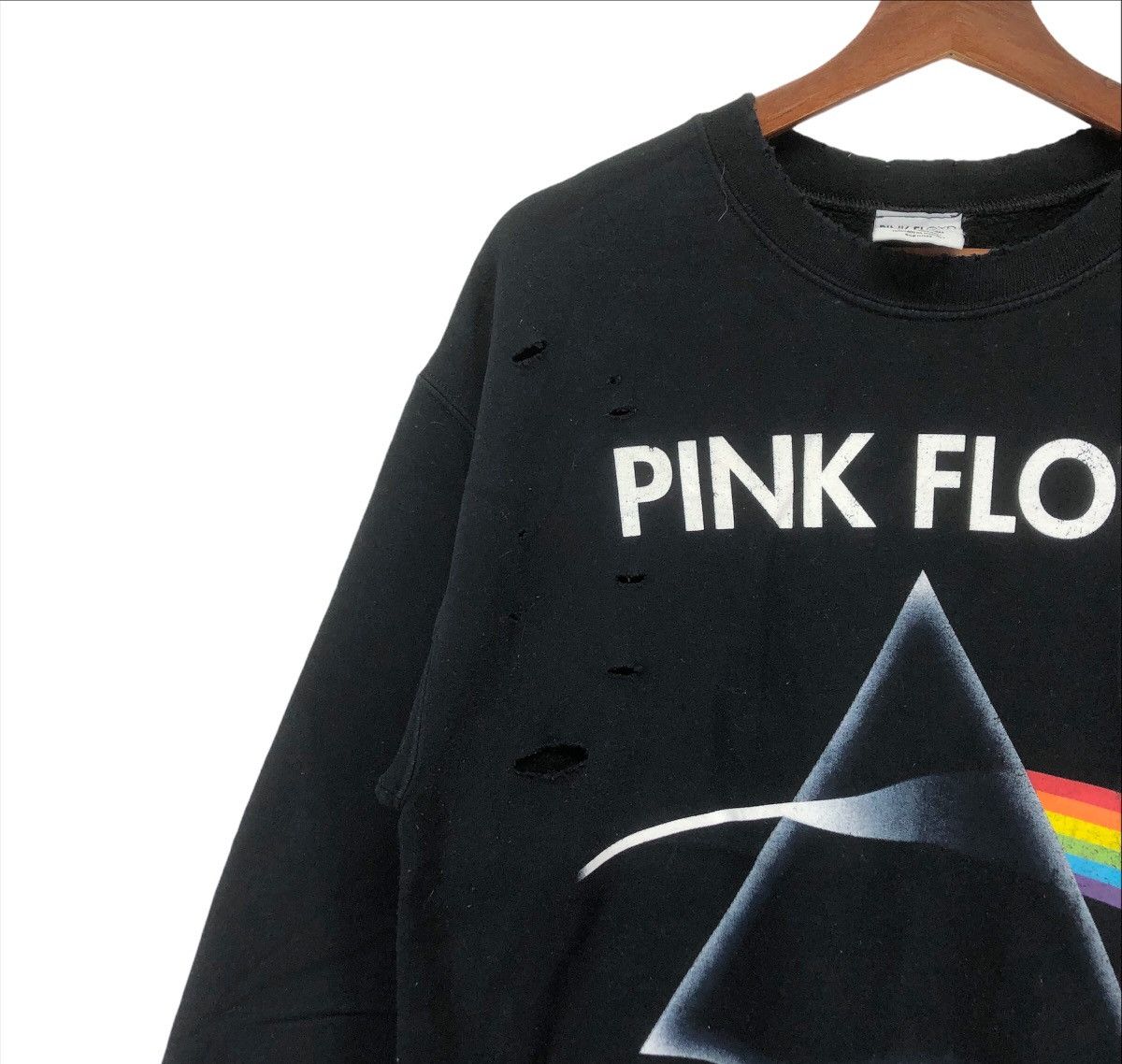 Band Tees × Pink Floyd × Vintage Vintage Pink Floyd Rock Band Distressed Crewneck Size US M / EU 48-50 / 2 - 4 Thumbnail