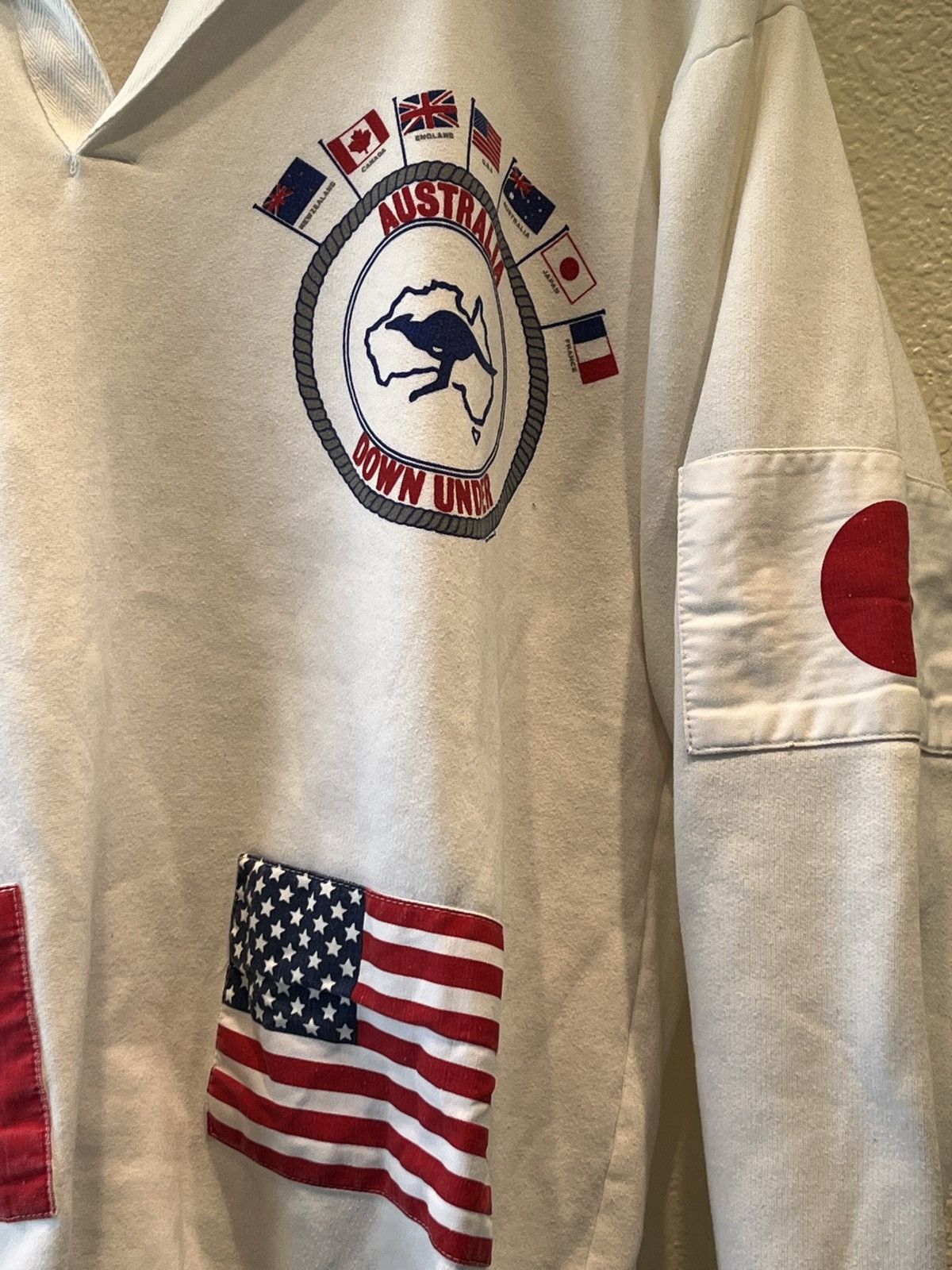 Vintage Future Designs Vintage Australia Rugby Long Sleeve Size US M / EU 48-50 / 2 - 2 Thumbnail