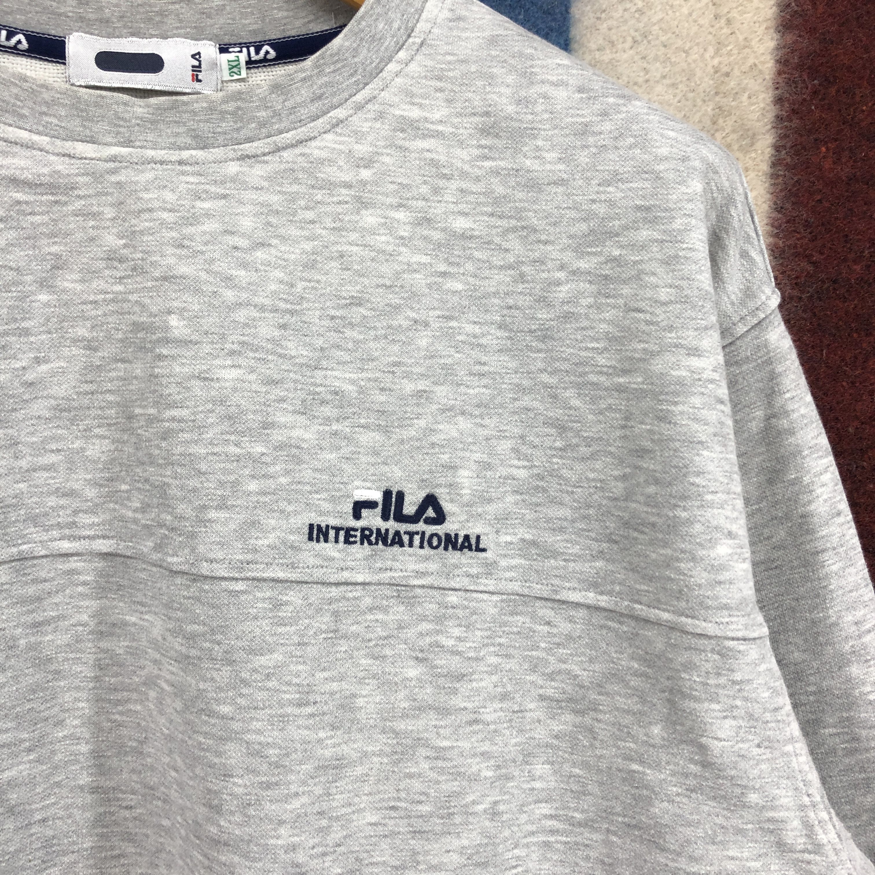 Fila FILA BIELLA ITALIA Crew Neck Sweatshirt #020-01 Size US L / EU 52-54 / 3 - 5 Thumbnail