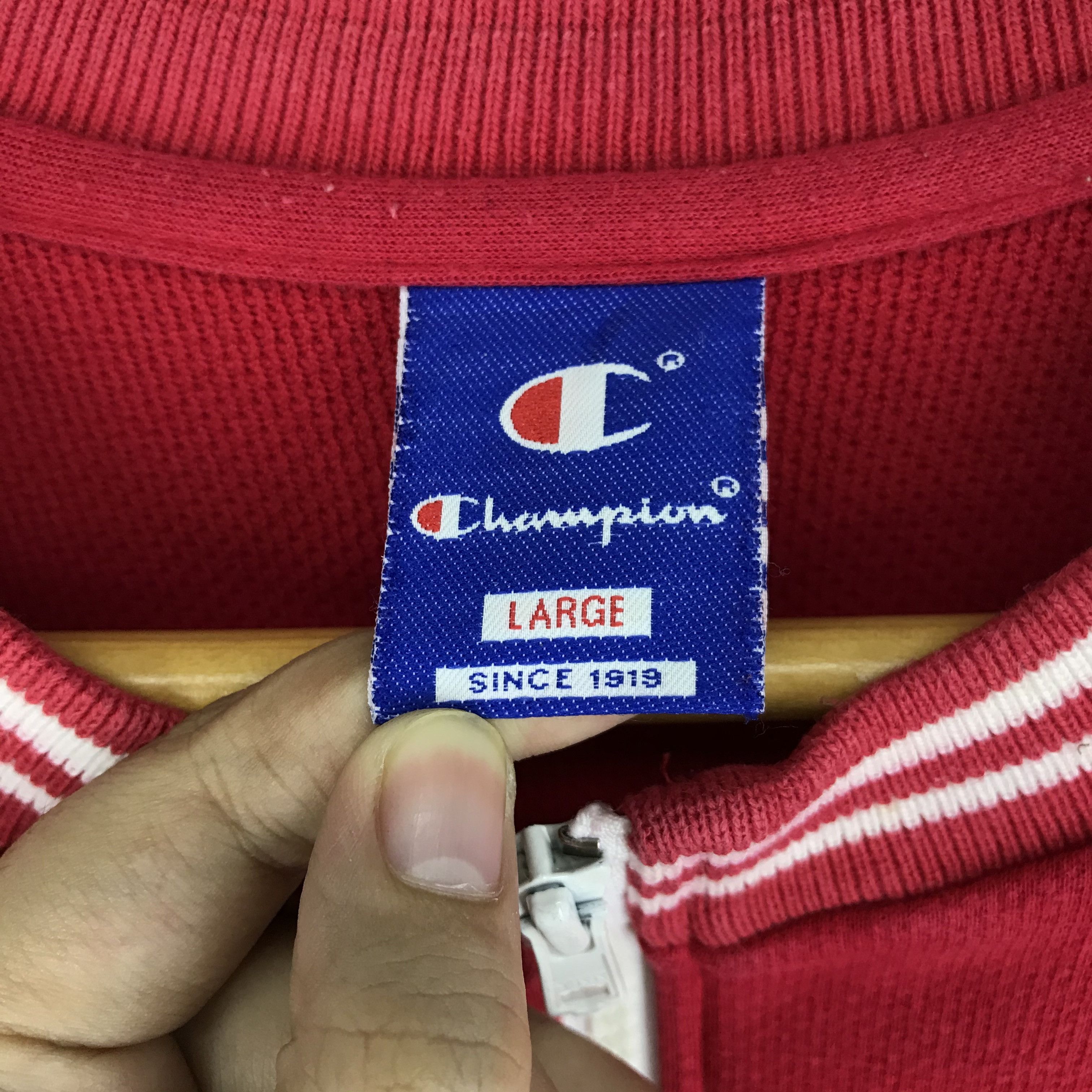 Champion CHAMPION Zipper Sweatshirt #2434-85 Size US L / EU 52-54 / 3 - 6 Thumbnail