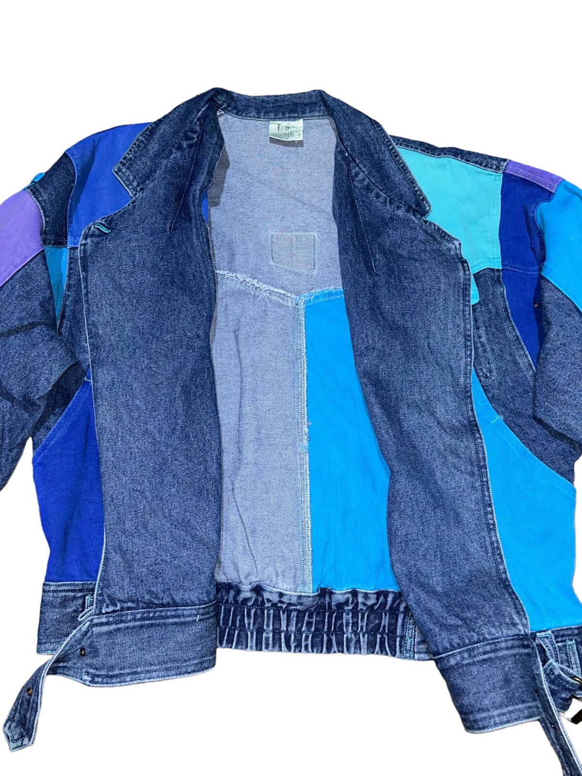 Japanese Brand Multicolor Denim Rework Style Jacket Jpn Ifsixwasnine Lgb Size US M / EU 48-50 / 2 - 6 Thumbnail