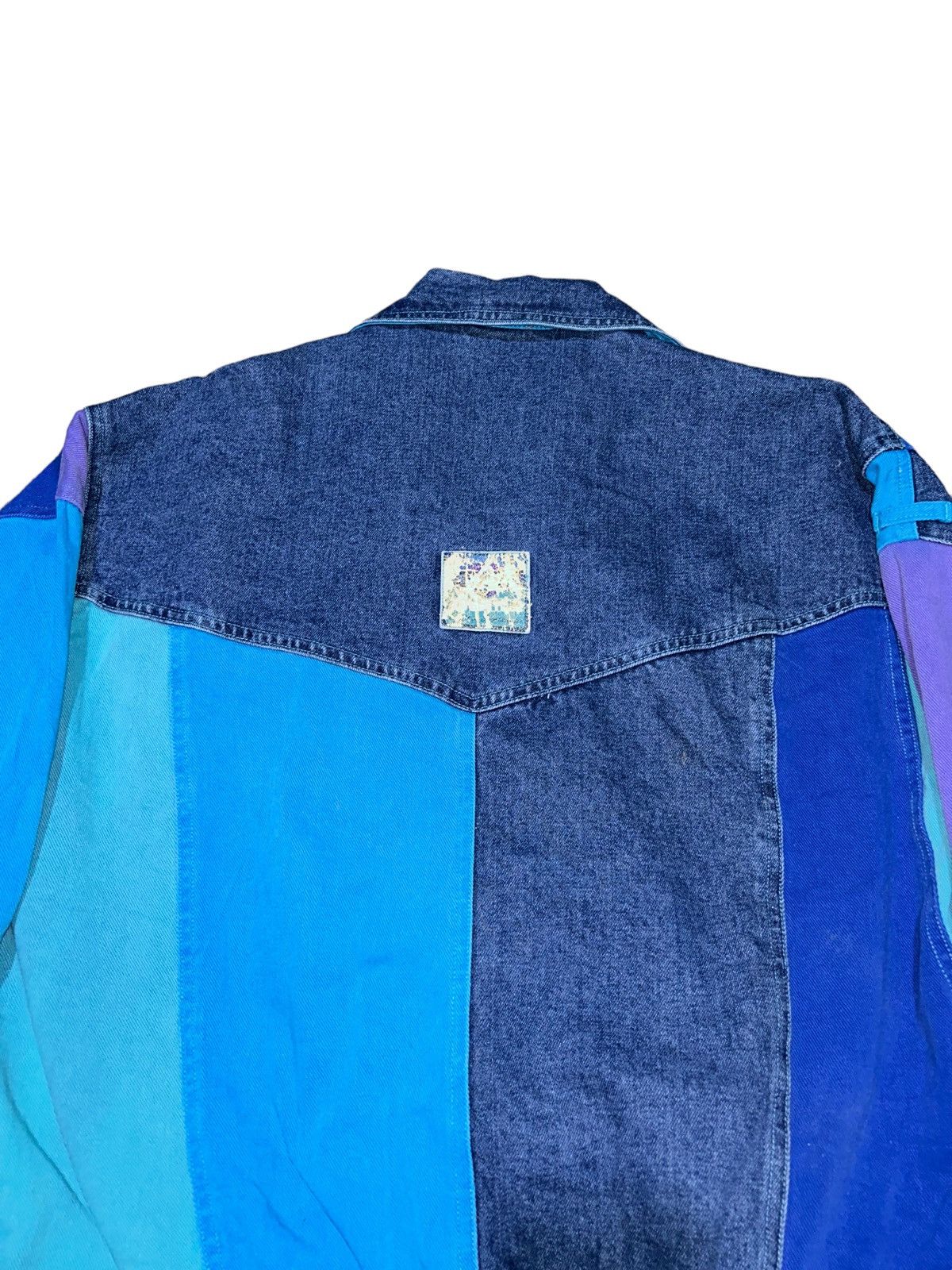 Japanese Brand Multicolor Denim Rework Style Jacket Jpn Ifsixwasnine Lgb Size US M / EU 48-50 / 2 - 4 Thumbnail