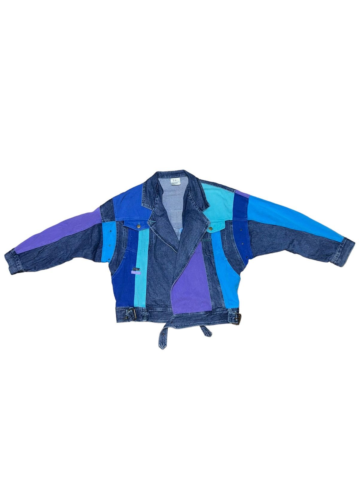 Japanese Brand Multicolor Denim Rework Style Jacket Jpn Ifsixwasnine Lgb Size US M / EU 48-50 / 2 - 2 Thumbnail