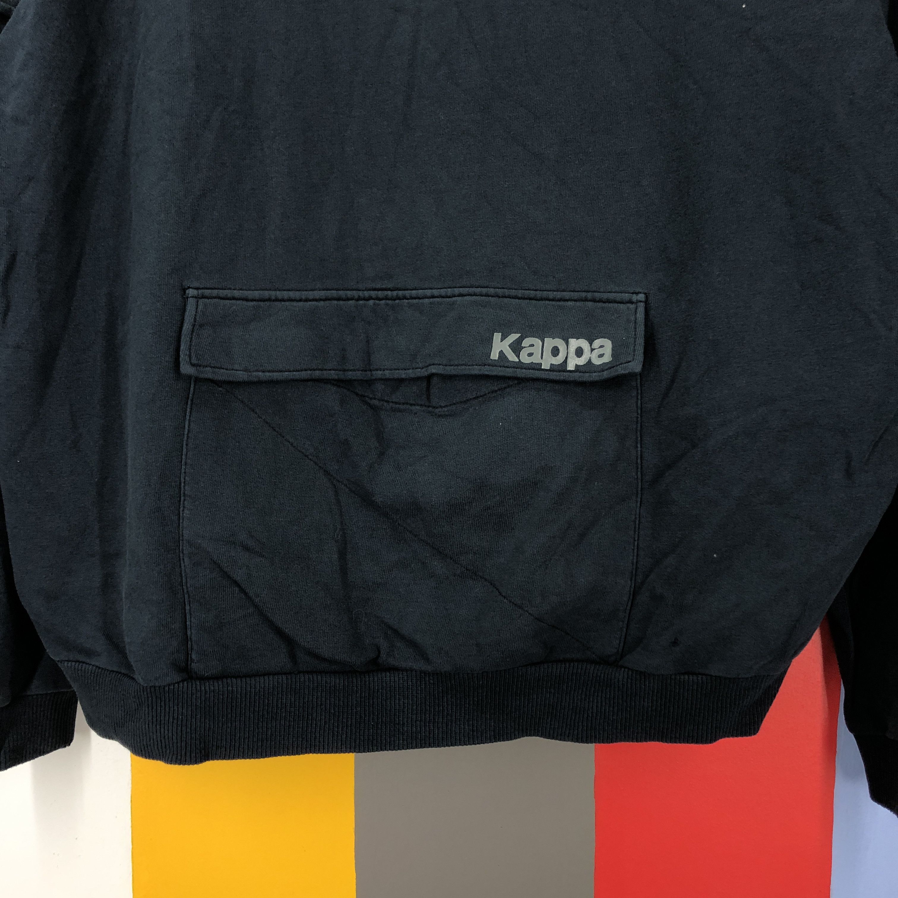 Kappa KAPPA Navy Blue Hoodie Pullover Back Pocket #1051/AK Size US L / EU 52-54 / 3 - 10 Thumbnail
