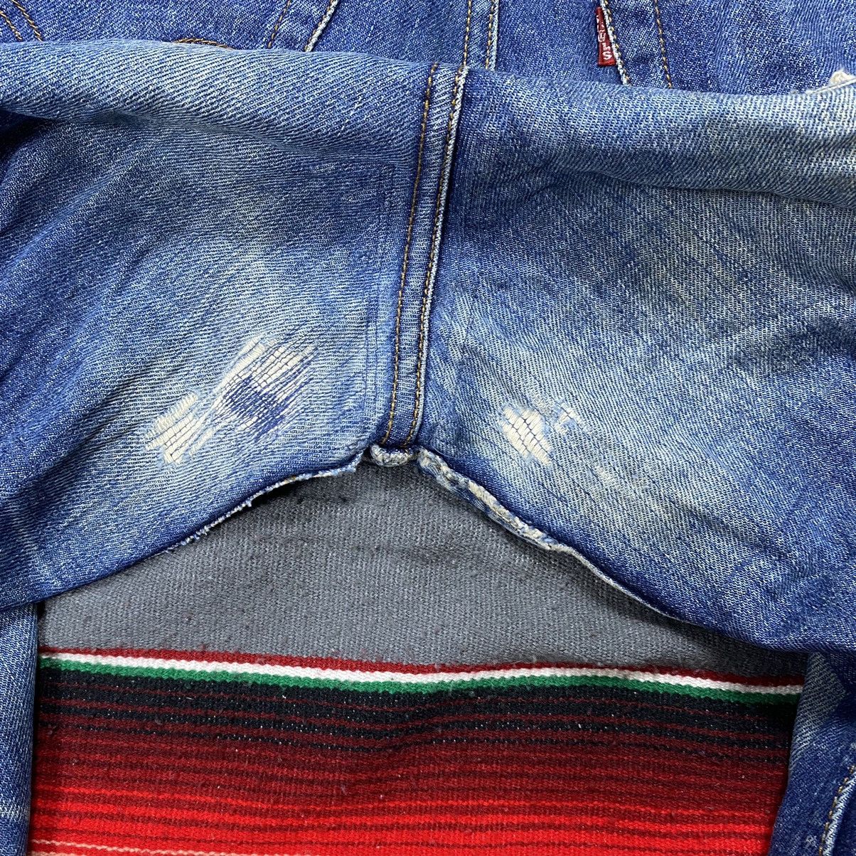 Levi's 🔥Vintage Levi’s 515 32x34 Distressed Denim Size US 31 - 15 Thumbnail