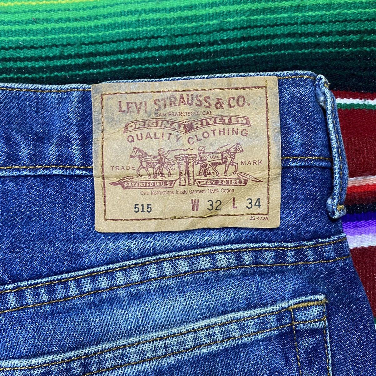 Levi's 🔥Vintage Levi’s 515 32x34 Distressed Denim Size US 31 - 12 Thumbnail