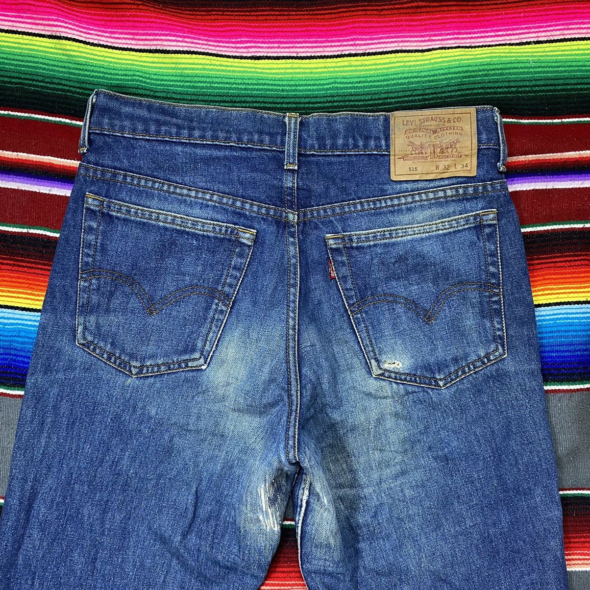 Levi's 🔥Vintage Levi’s 515 32x34 Distressed Denim Size US 31 - 10 Thumbnail