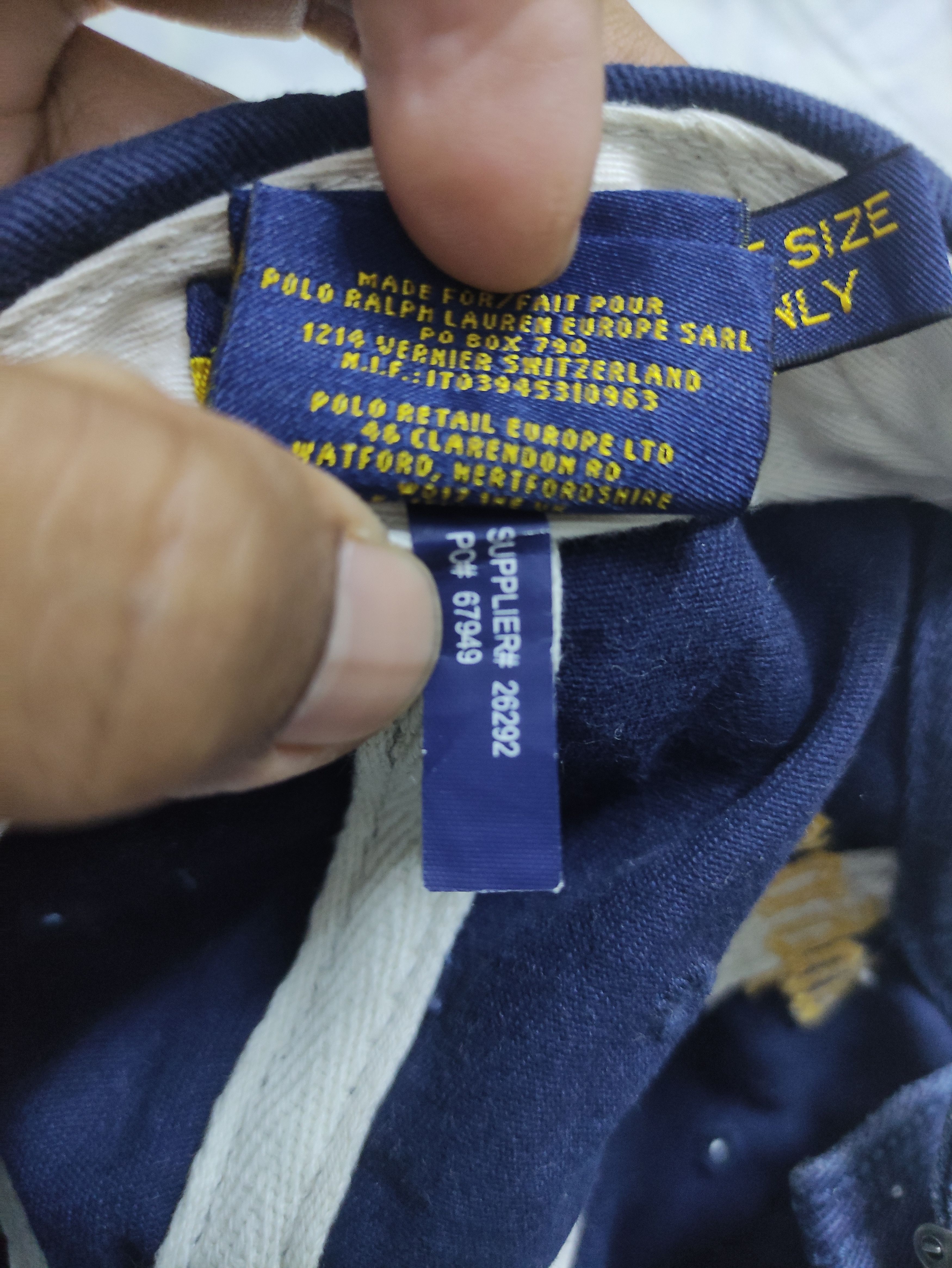 POLO RALPH LAUREN RUGBY VINTAGE CAP
