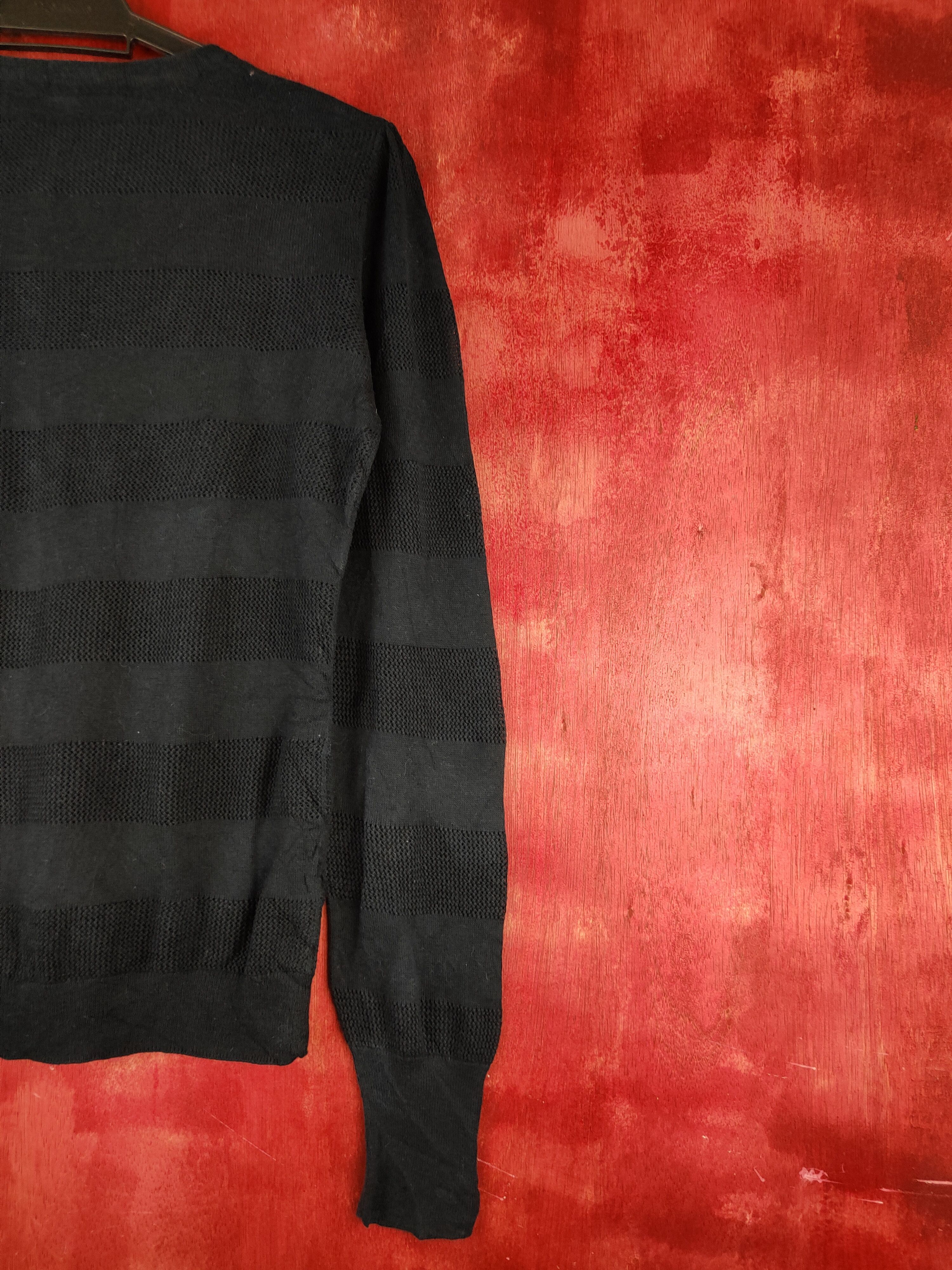 Japanese Brand × Uniqlo Uniqlo Navy Crochet Meshnet Knitwear Cardigan #S1163 Size M / US 6-8 / IT 42-44 - 9 Thumbnail