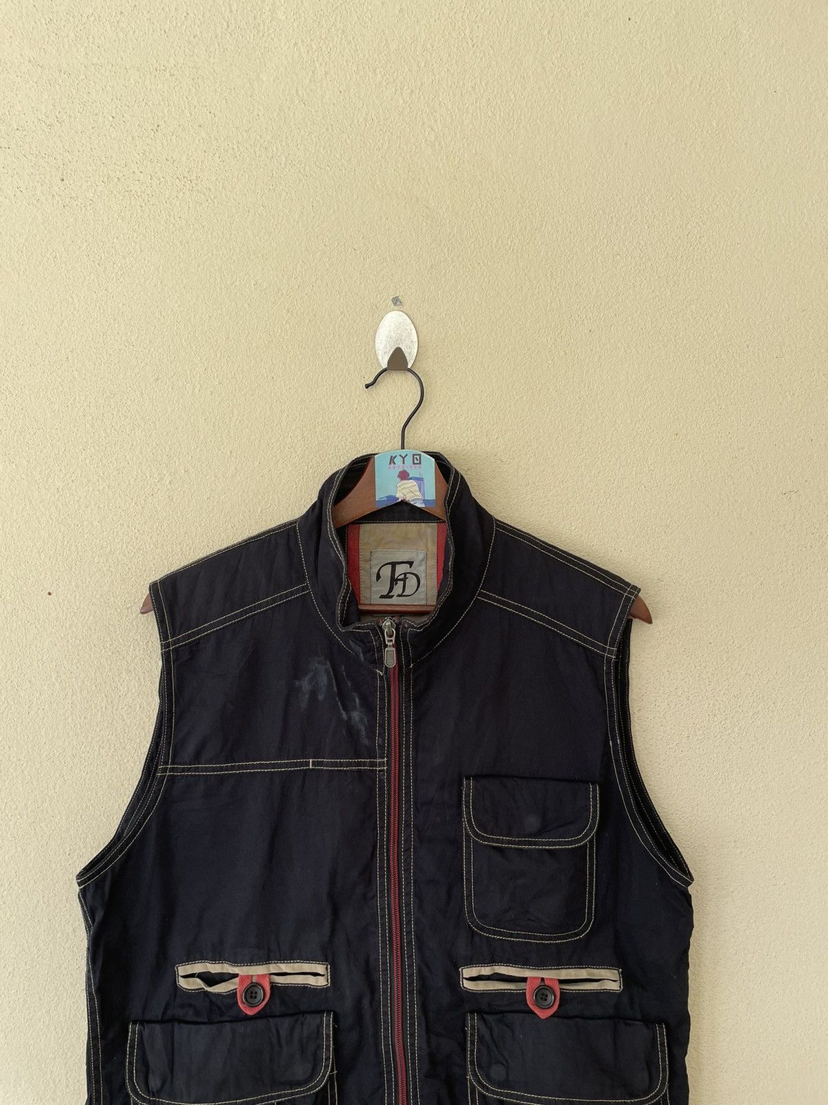 Japanese Brand × Vintage VINTAGE FIDATO UTILITIES VEST Size US L / EU 52-54 / 3 - 3 Thumbnail