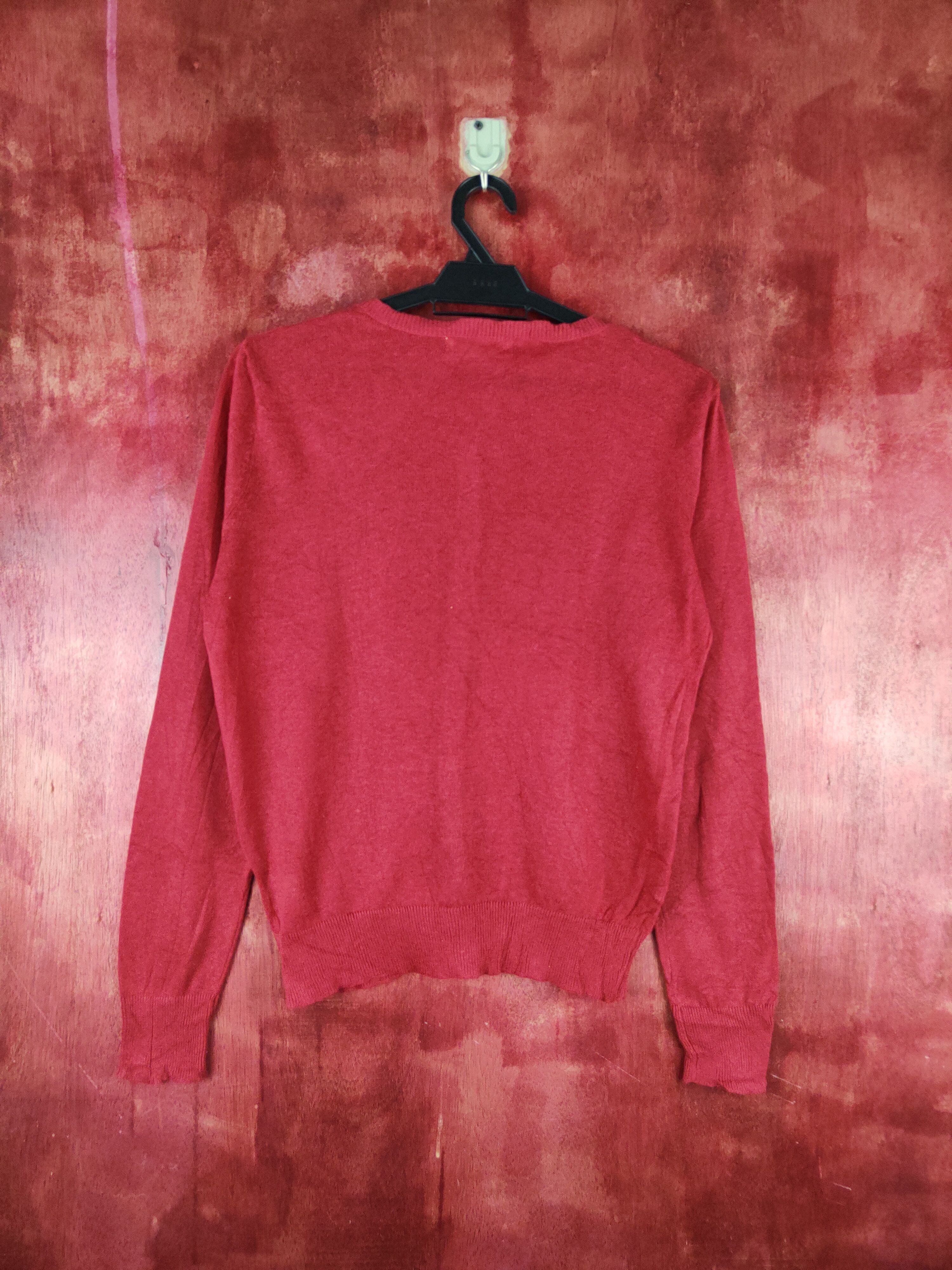 Japanese Brand Cewo Red Knitwear Cardigan #S1160 Size S / US 4 / IT 40 - 7 Thumbnail