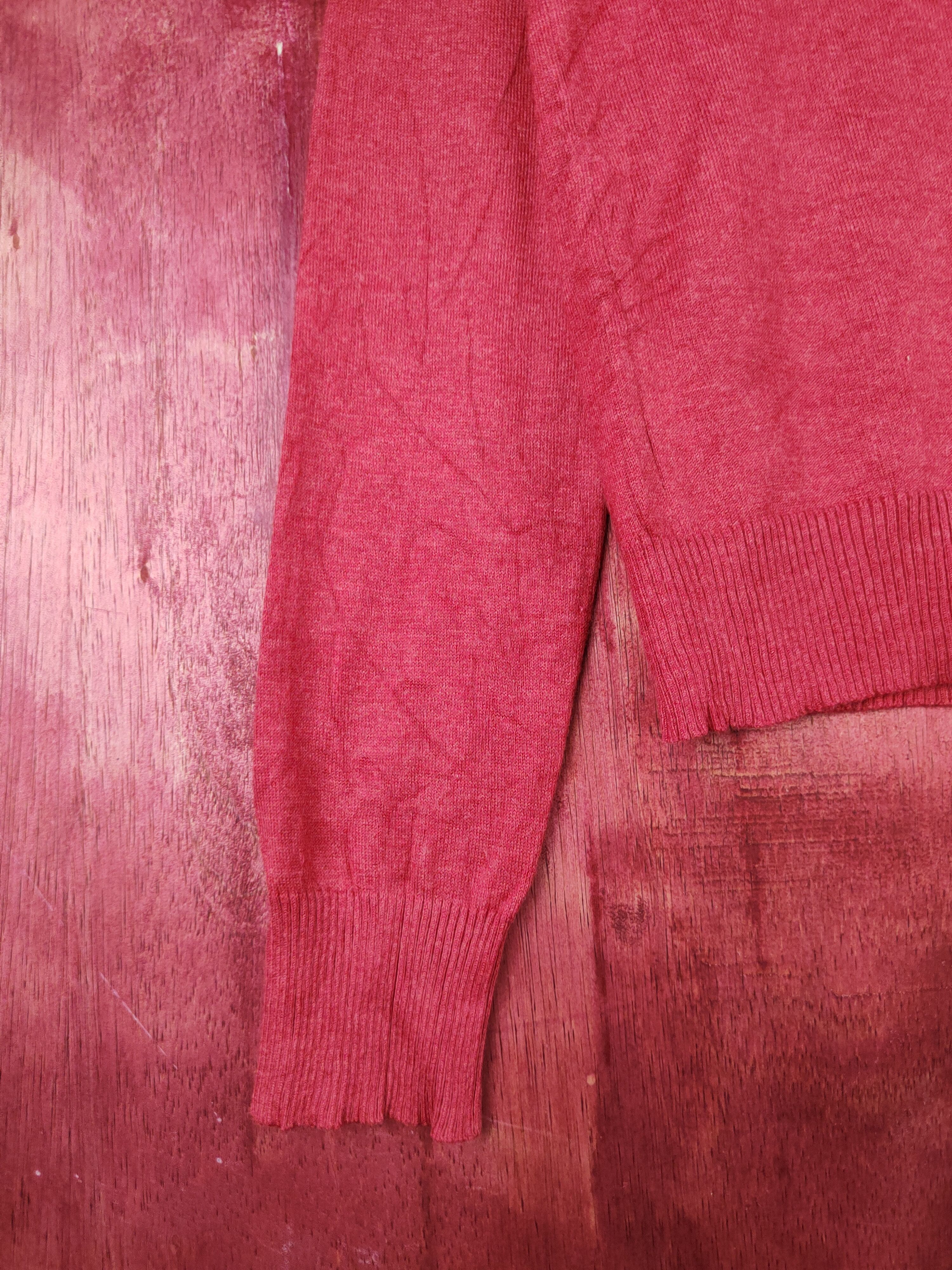 Japanese Brand × LOWRYS FARM Lowrys Farm Red Knitwear Cardigan #S1155 Size M / US 6-8 / IT 42-44 - 4 Thumbnail