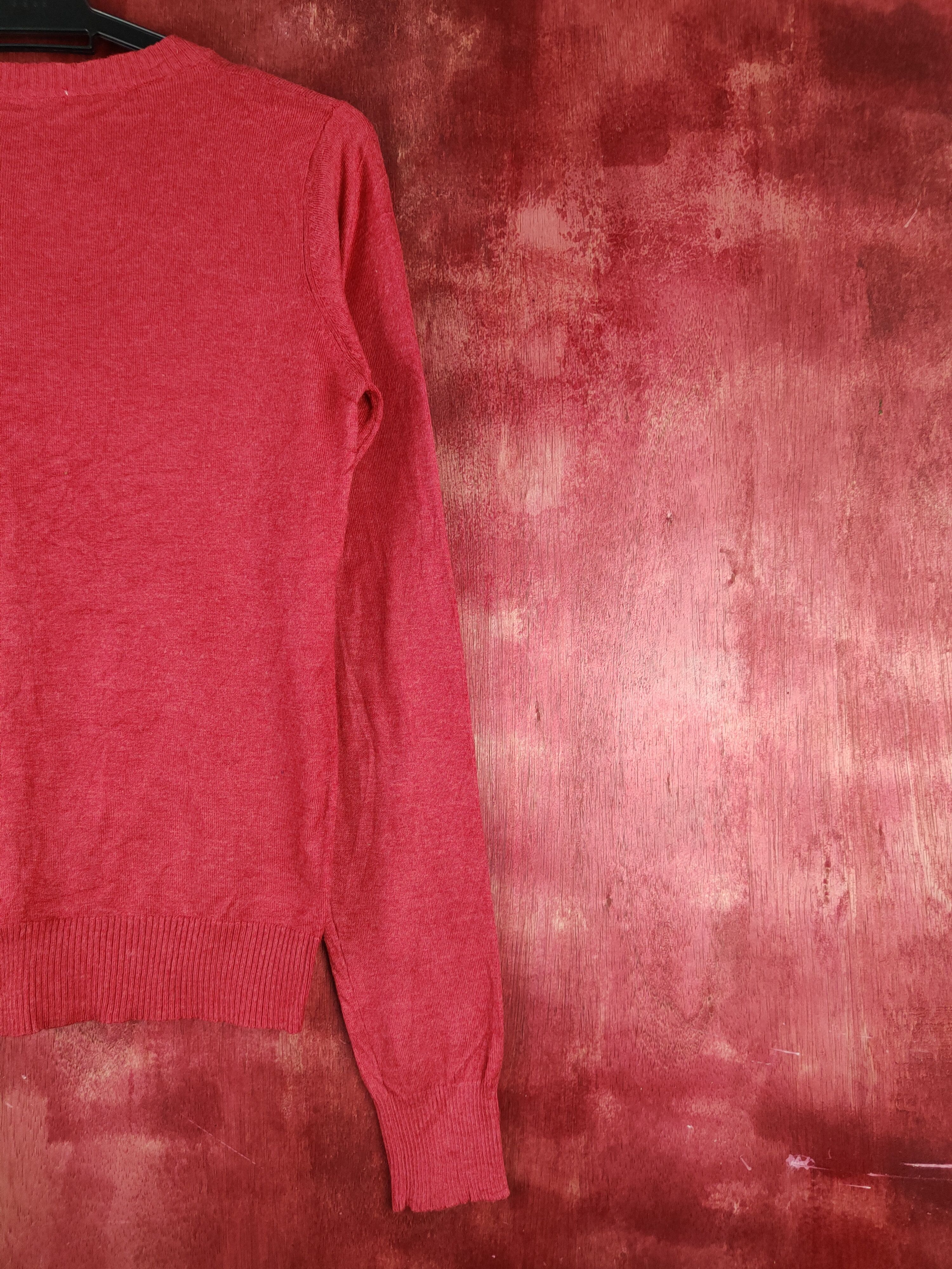 Japanese Brand × LOWRYS FARM Lowrys Farm Red Knitwear Cardigan #S1155 Size M / US 6-8 / IT 42-44 - 9 Thumbnail