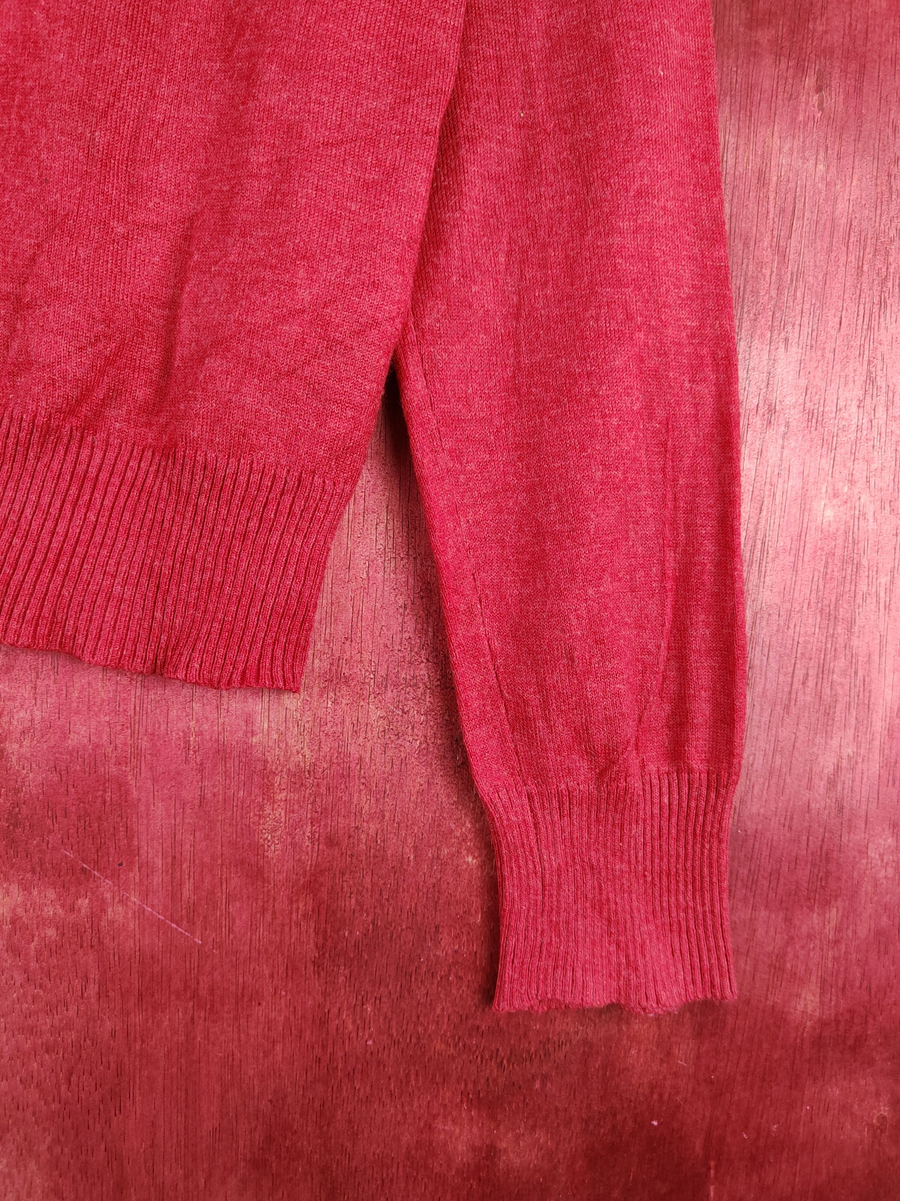 Japanese Brand × LOWRYS FARM Lowrys Farm Red Knitwear Cardigan #S1155 Size M / US 6-8 / IT 42-44 - 6 Thumbnail