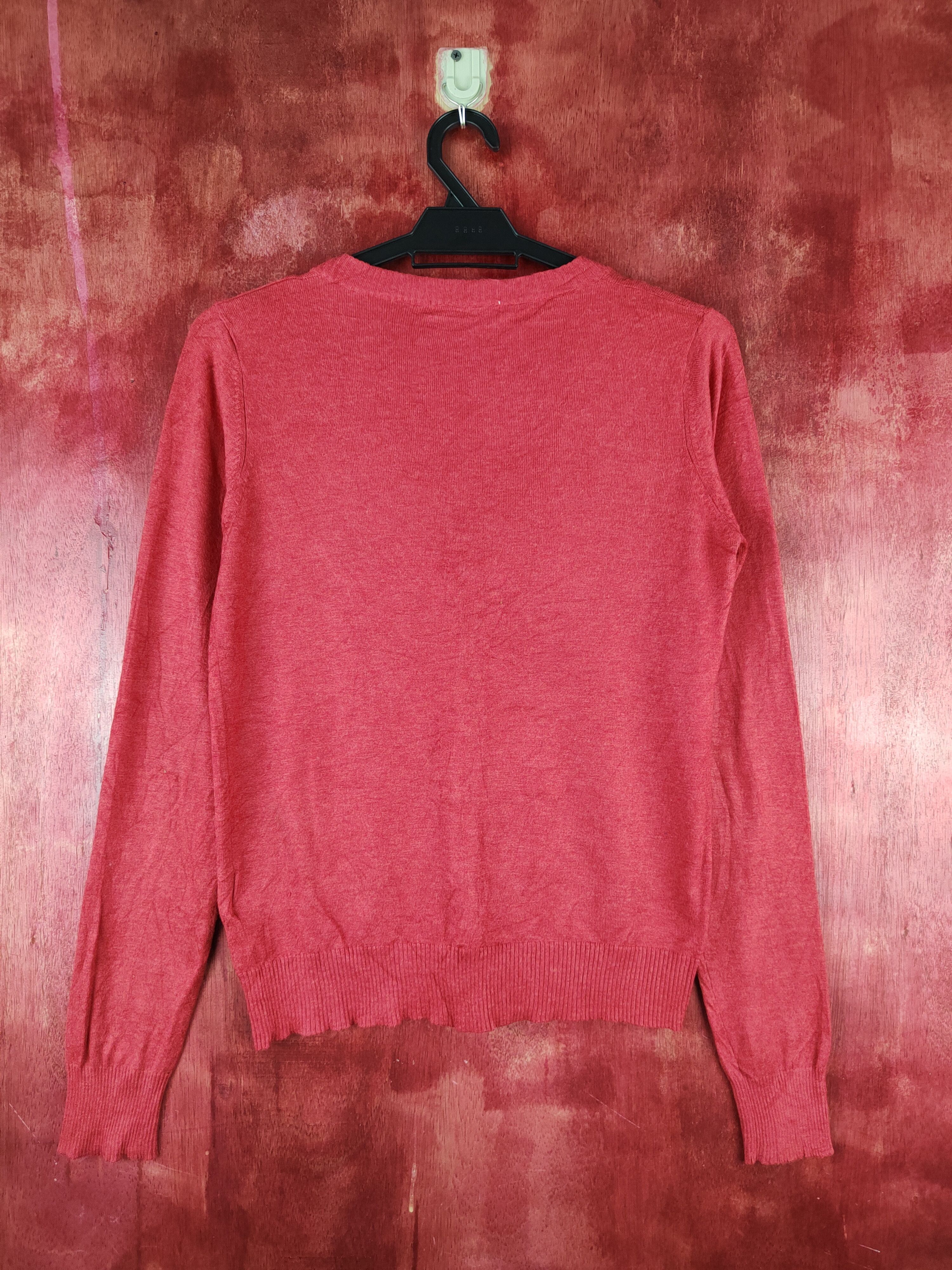 Japanese Brand × LOWRYS FARM Lowrys Farm Red Knitwear Cardigan #S1155 Size M / US 6-8 / IT 42-44 - 7 Thumbnail